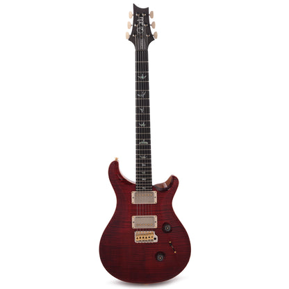 PRS Wood Library Custom 24 Fat Back 10-Top Flame Red Tiger w/Figured Stained Neck & African Blackwood Fingerboard Electric Guitars / Solid Body