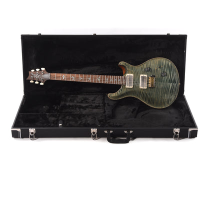 PRS Wood Library Custom 24 Fat Back 10-Top Flame Trampas Green w/Brazilian Rosewood Fingerboard Electric Guitars / Solid Body