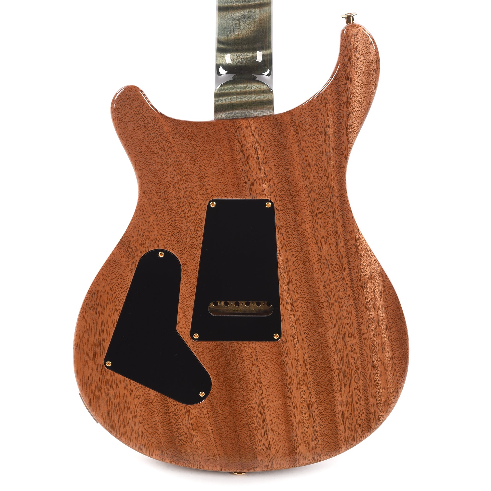PRS Wood Library Custom 24 Fat Back 10-Top Flame Trampas Green w/Figured Stained Neck & African Blackwood Fingerboard Electric Guitars / Solid Body
