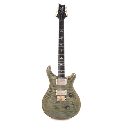 PRS Wood Library Custom 24 Fat Back 10-Top Flame Trampas Green w/Figured Stained Neck & African Blackwood Fingerboard Electric Guitars / Solid Body