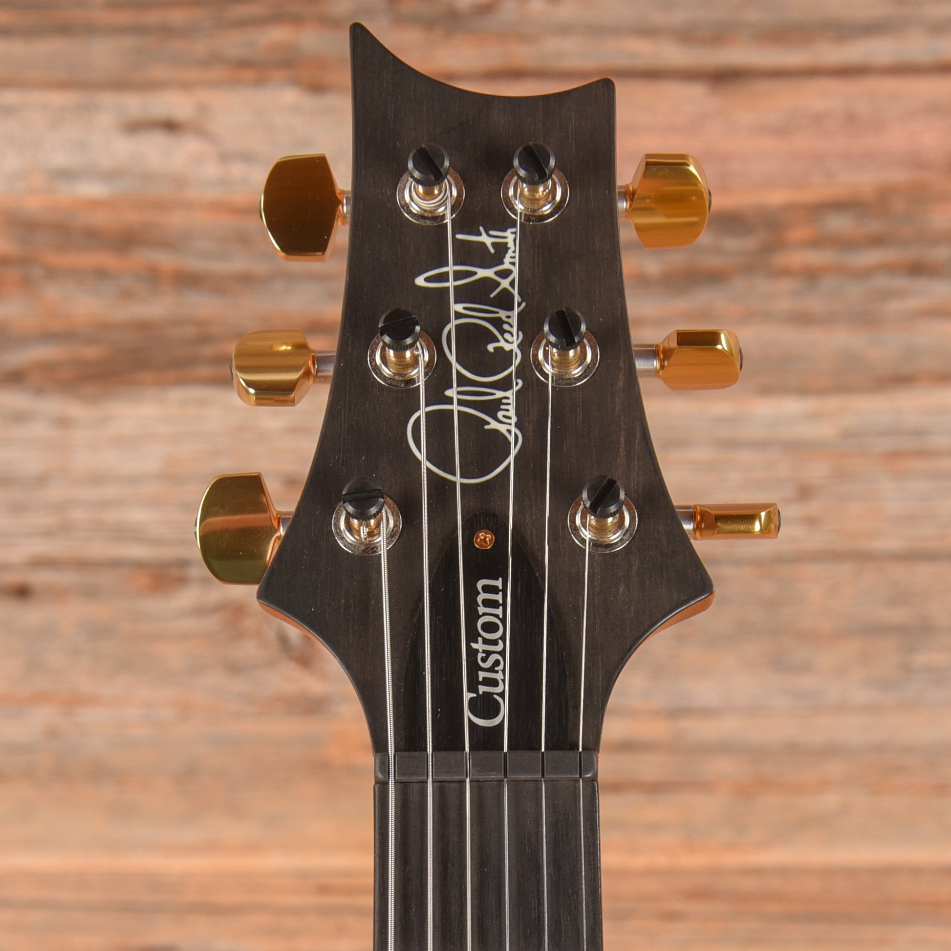 PRS Wood Library Custom 24 Fatback 10-Top Slate Blue Satin 2016 Electric Guitars / Solid Body