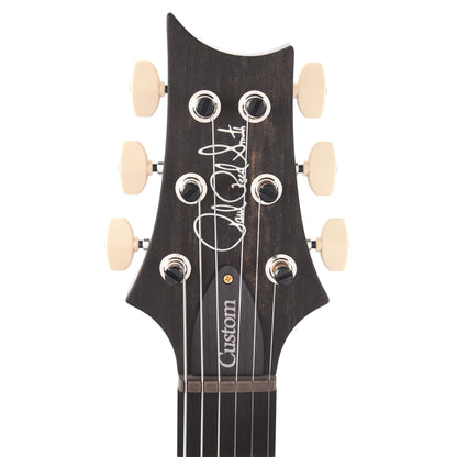 PRS Wood Library Custom 24 Piezo 10-Top Flame Black Gold Burst w/Figured Stained Neck & Ebony Fingerboard Electric Guitars / Solid Body