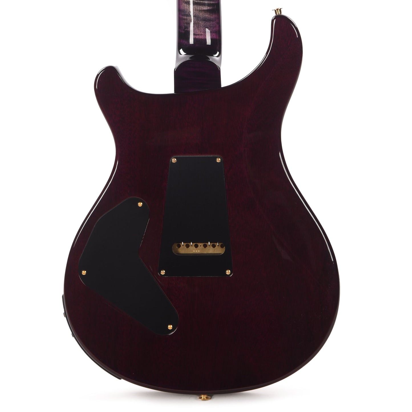 PRS Wood Library Custom 24 Piezo 10-Top Flame Charcoal Purple Burst w/Figured Stained Neck & Ebony Fingerboard Electric Guitars / Solid Body