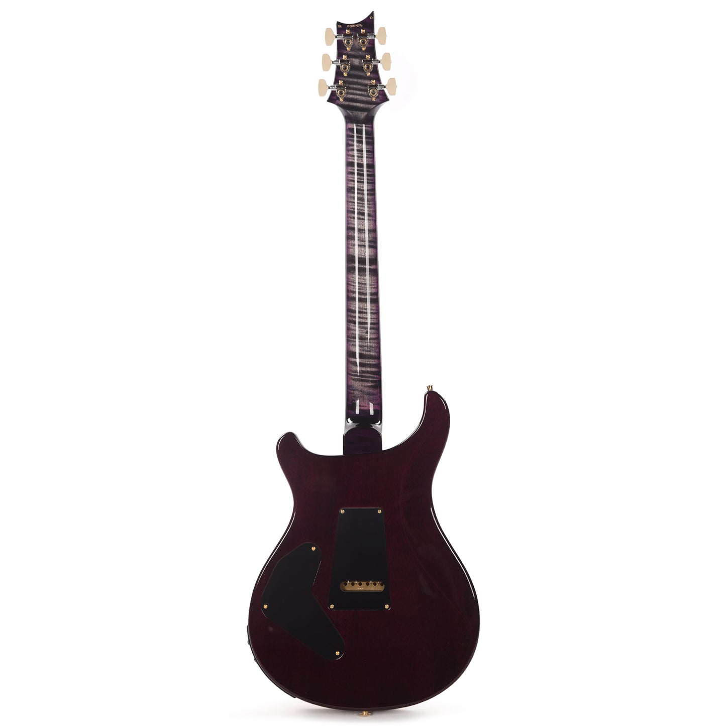 PRS Wood Library Custom 24 Piezo 10-Top Flame Charcoal Purple Burst w/Figured Stained Neck & Ebony Fingerboard Electric Guitars / Solid Body