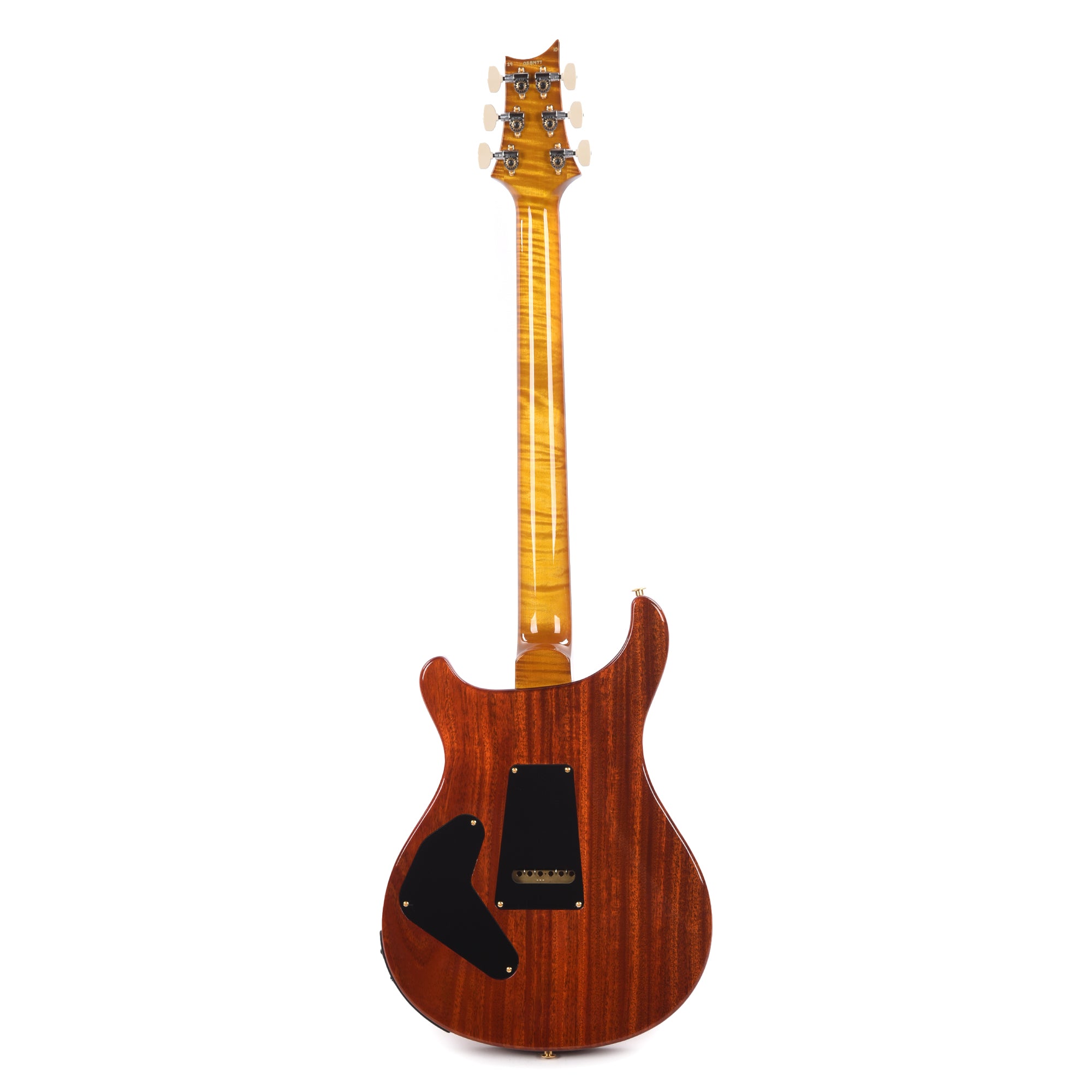 PRS Wood Library Custom 24 Piezo 10-Top Flame Faded McCarty Sunburst w/Figured Stained Neck & Ebony Fingerboard Electric Guitars / Solid Body