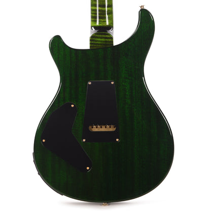 PRS Wood Library Custom 24 Piezo 10-Top Flame Jade w/Figured Stained Neck & Ebony Fingerboard Electric Guitars / Solid Body