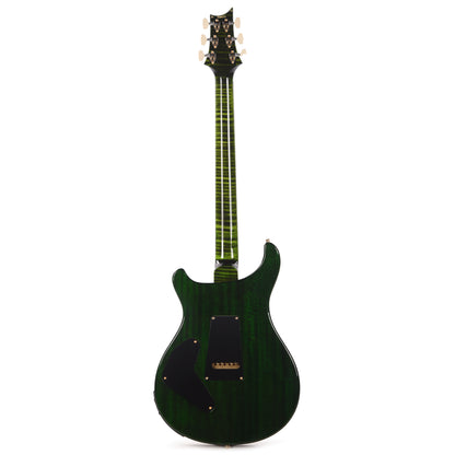 PRS Wood Library Custom 24 Piezo 10-Top Flame Jade w/Figured Stained Neck & Ebony Fingerboard Electric Guitars / Solid Body