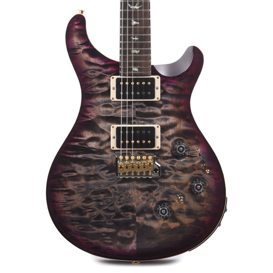 PRS Wood Library Custom 24 Piezo 10-Top Quilt Charcoal Purple Burst w/Brazilian Rosewood Fingerboard Electric Guitars / Solid Body