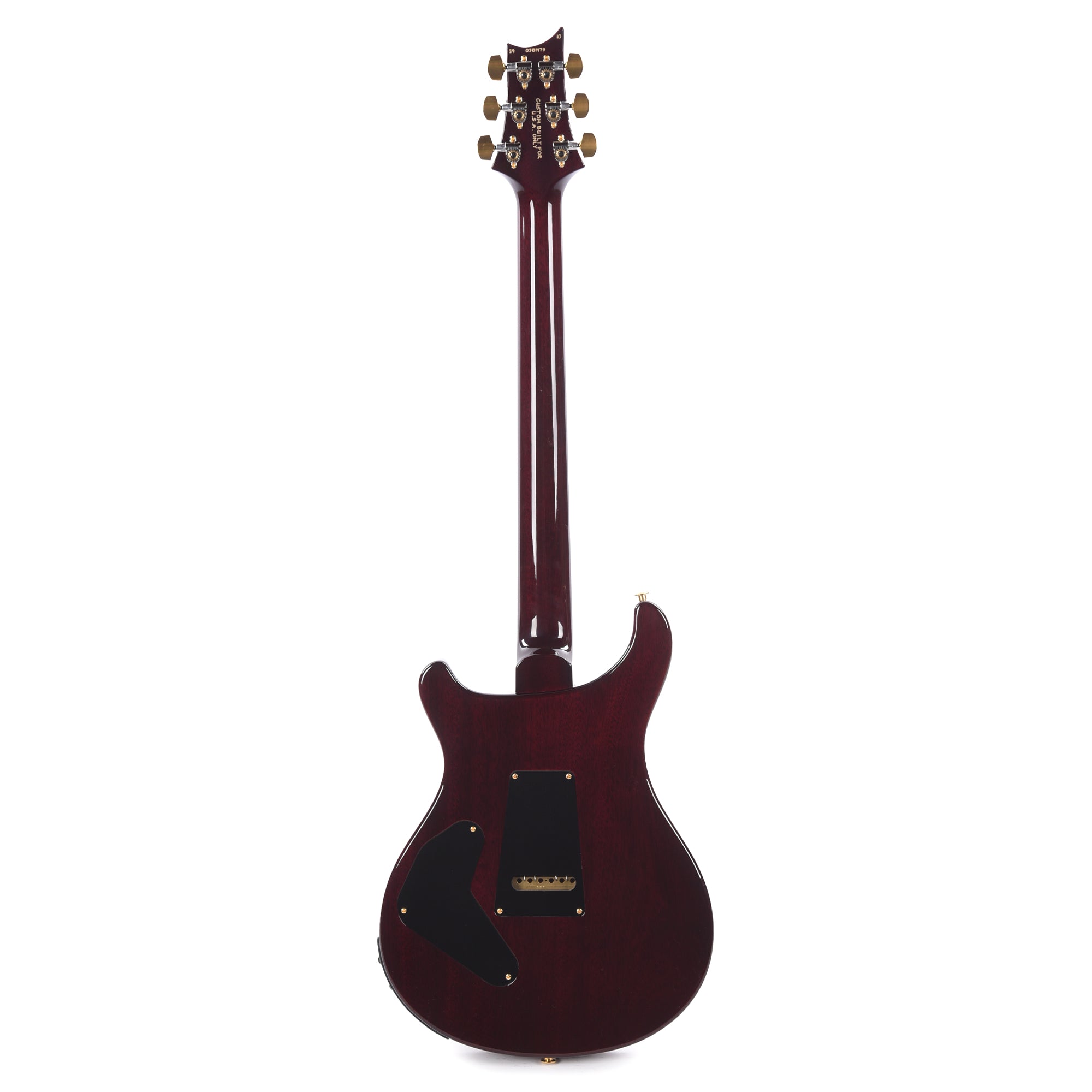 PRS Wood Library Custom 24 Piezo 10-Top Quilt Charcoal Purple Burst w/Brazilian Rosewood Fingerboard Electric Guitars / Solid Body