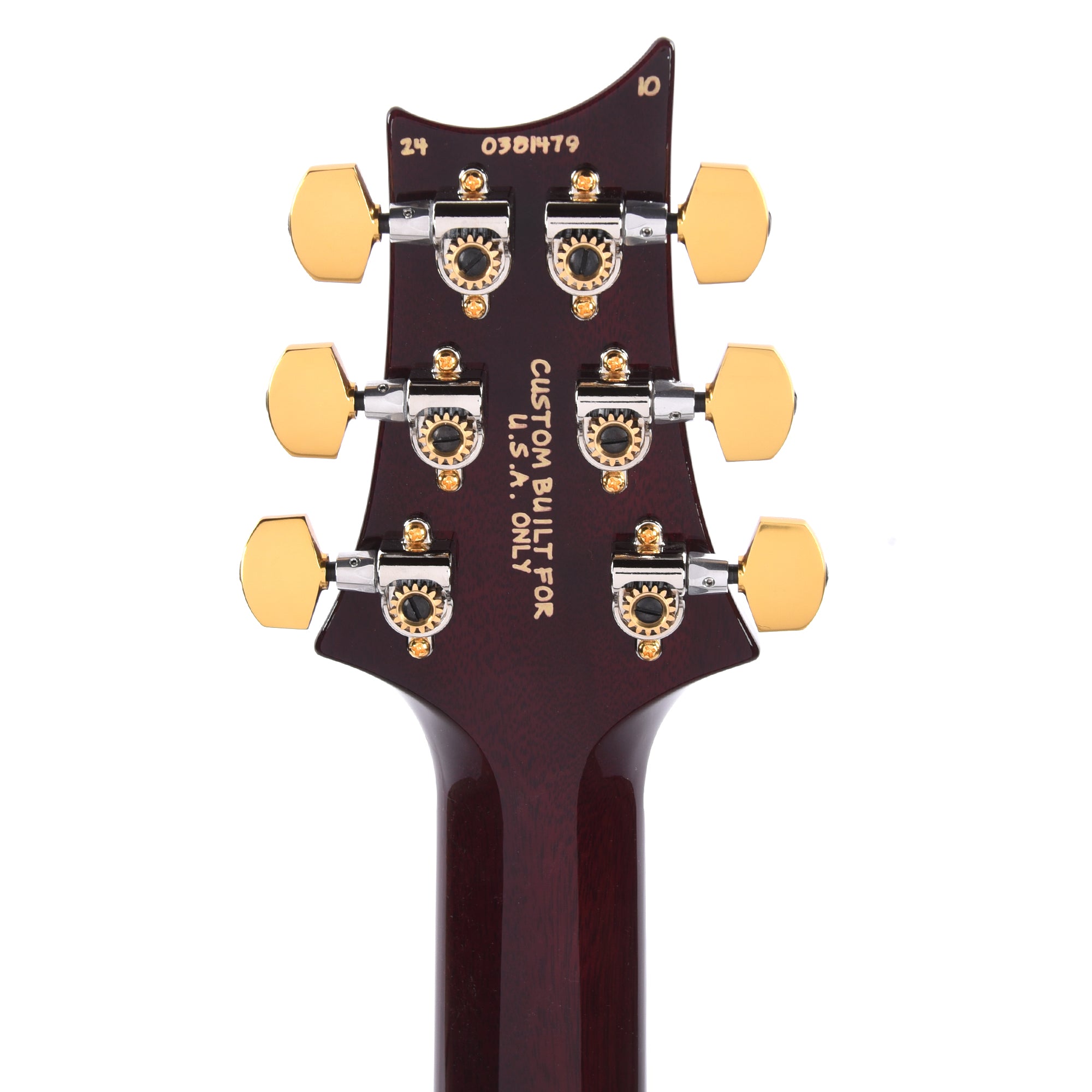 PRS Wood Library Custom 24 Piezo 10-Top Quilt Charcoal Purple Burst w/Brazilian Rosewood Fingerboard Electric Guitars / Solid Body