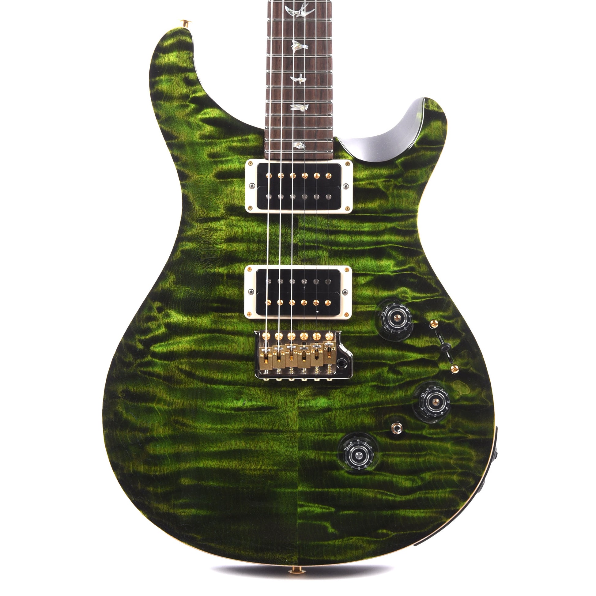 PRS Wood Library Custom 24 Piezo 10-Top Quilt Jade w/Brazilian Rosewood Fingerboard Electric Guitars / Solid Body
