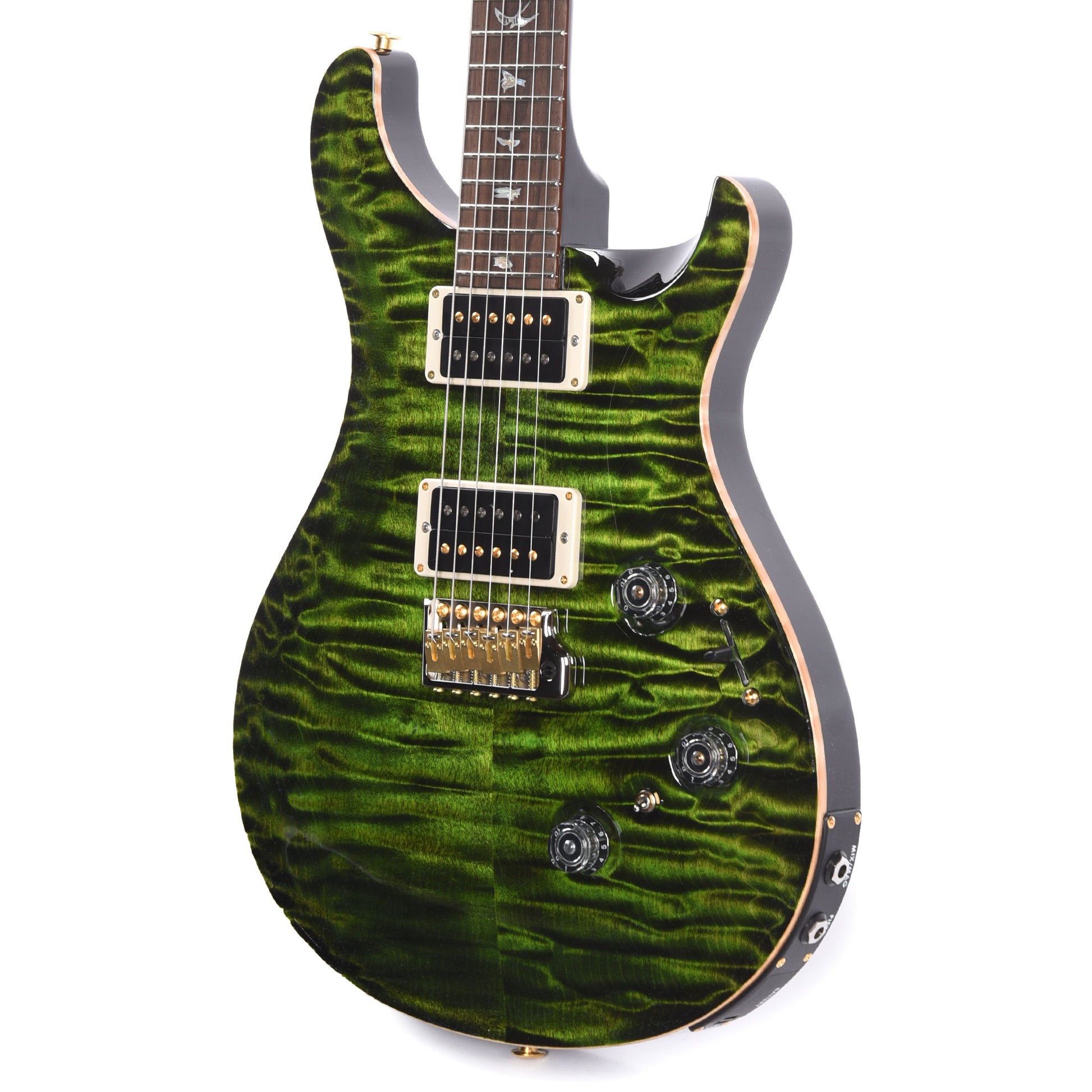 PRS Wood Library Custom 24 Piezo 10-Top Quilt Jade w/Brazilian Rosewood Fingerboard Electric Guitars / Solid Body