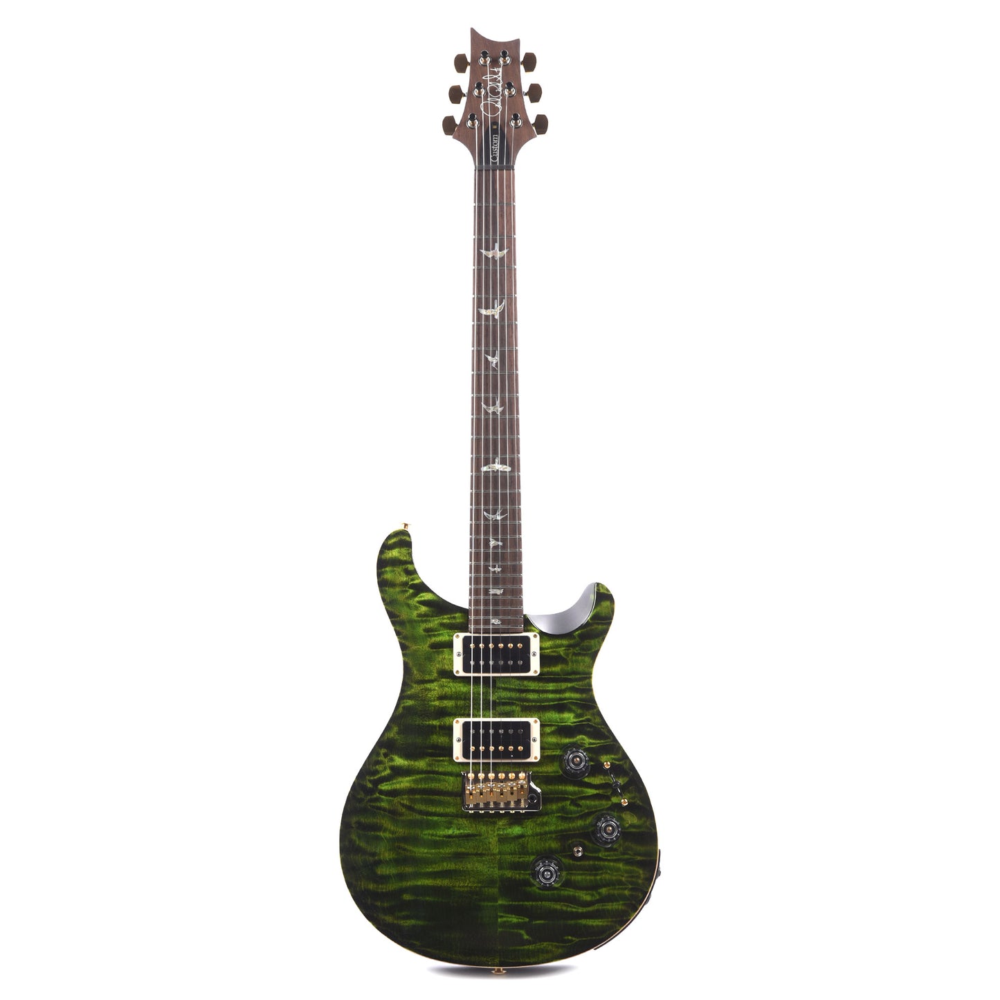 PRS Wood Library Custom 24 Piezo 10-Top Quilt Jade w/Brazilian Rosewood Fingerboard Electric Guitars / Solid Body