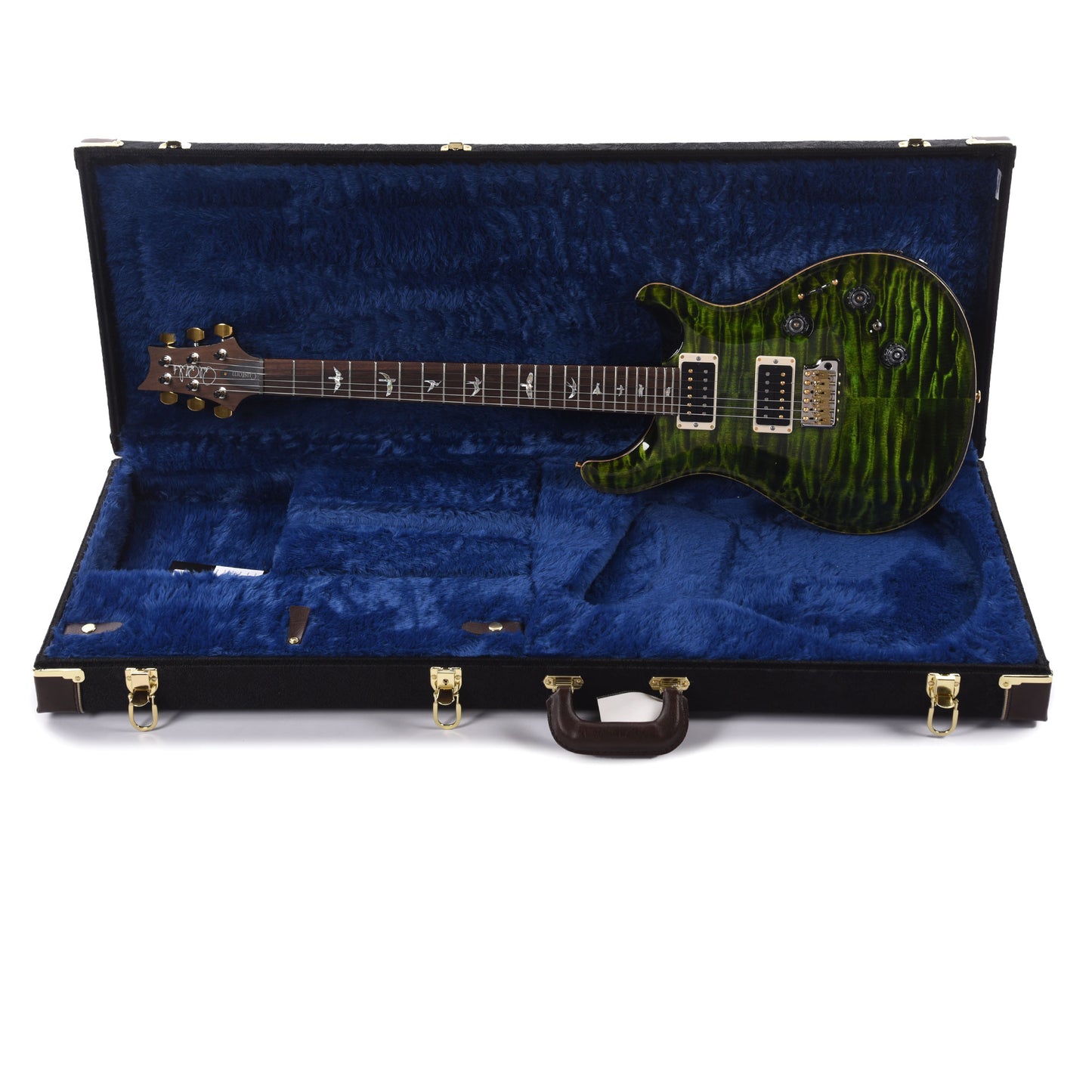 PRS Wood Library Custom 24 Piezo 10-Top Quilt Jade w/Brazilian Rosewood Fingerboard Electric Guitars / Solid Body