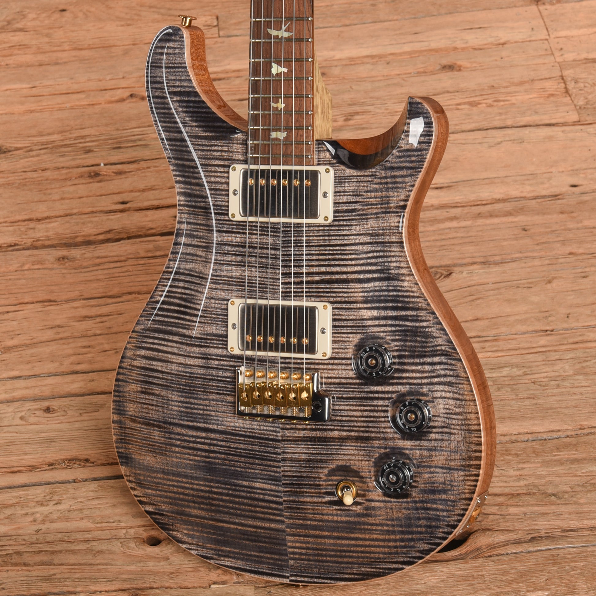 PRS Wood Library DGT 10-Top w/Korina Neck and Brazilian Rosewood Fretboard Charcoal 2024 Electric Guitars / Solid Body