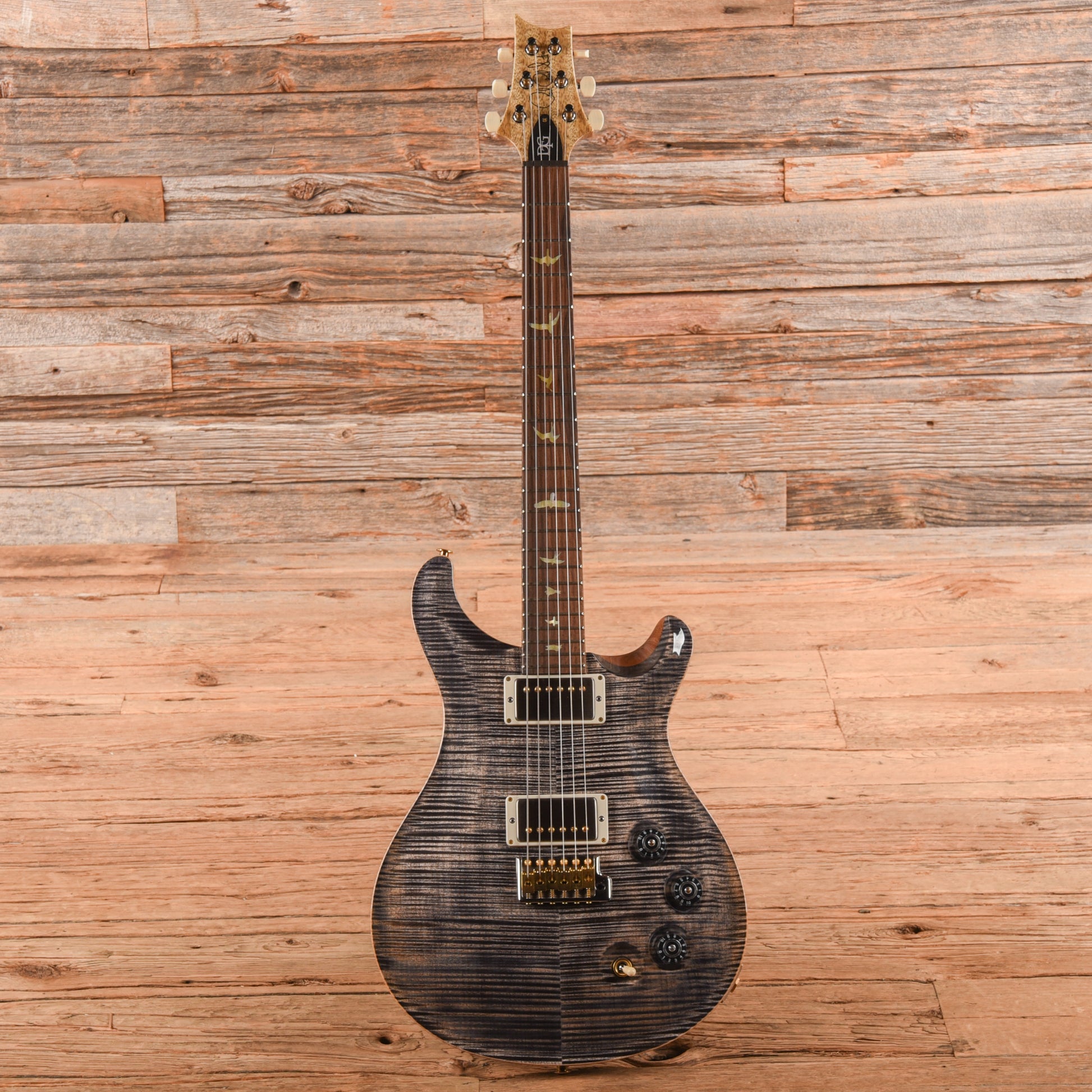 PRS Wood Library DGT 10-Top w/Korina Neck and Brazilian Rosewood Fretboard Charcoal 2024 Electric Guitars / Solid Body
