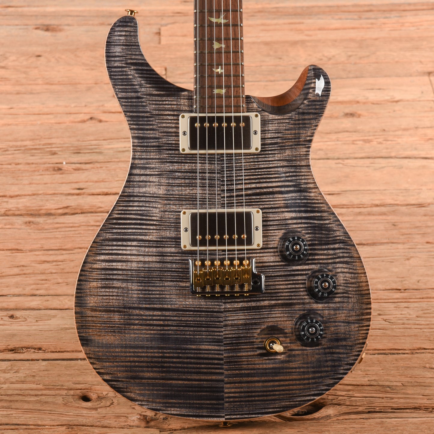 PRS Wood Library DGT 10-Top w/Korina Neck and Brazilian Rosewood Fretboard Charcoal 2024 Electric Guitars / Solid Body