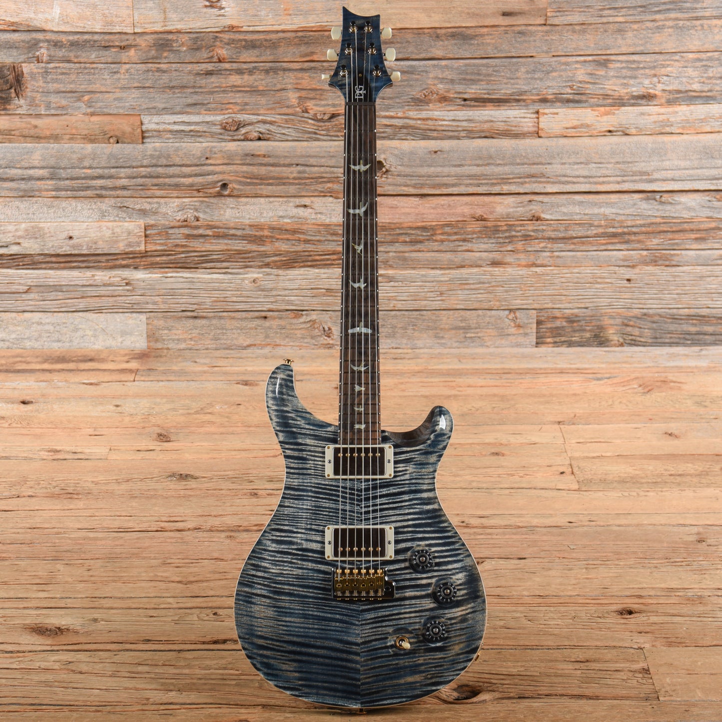 PRS Wood Library DGT Dave Grissom Tremolo 10-Top Blue Electric Guitars / Solid Body