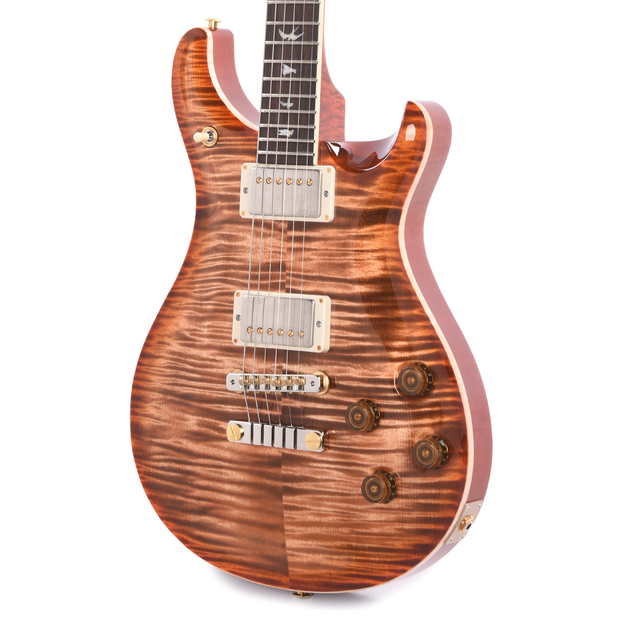 PRS Wood Library McCarty 594 10-Top Flame Autumn Sky w/Figured Stained Maple Neck & Brazilian Rosewood Fingerboard Electric Guitars / Solid Body