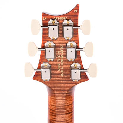 PRS Wood Library McCarty 594 10-Top Flame Autumn Sky w/Figured Stained Maple Neck & Brazilian Rosewood Fingerboard Electric Guitars / Solid Body