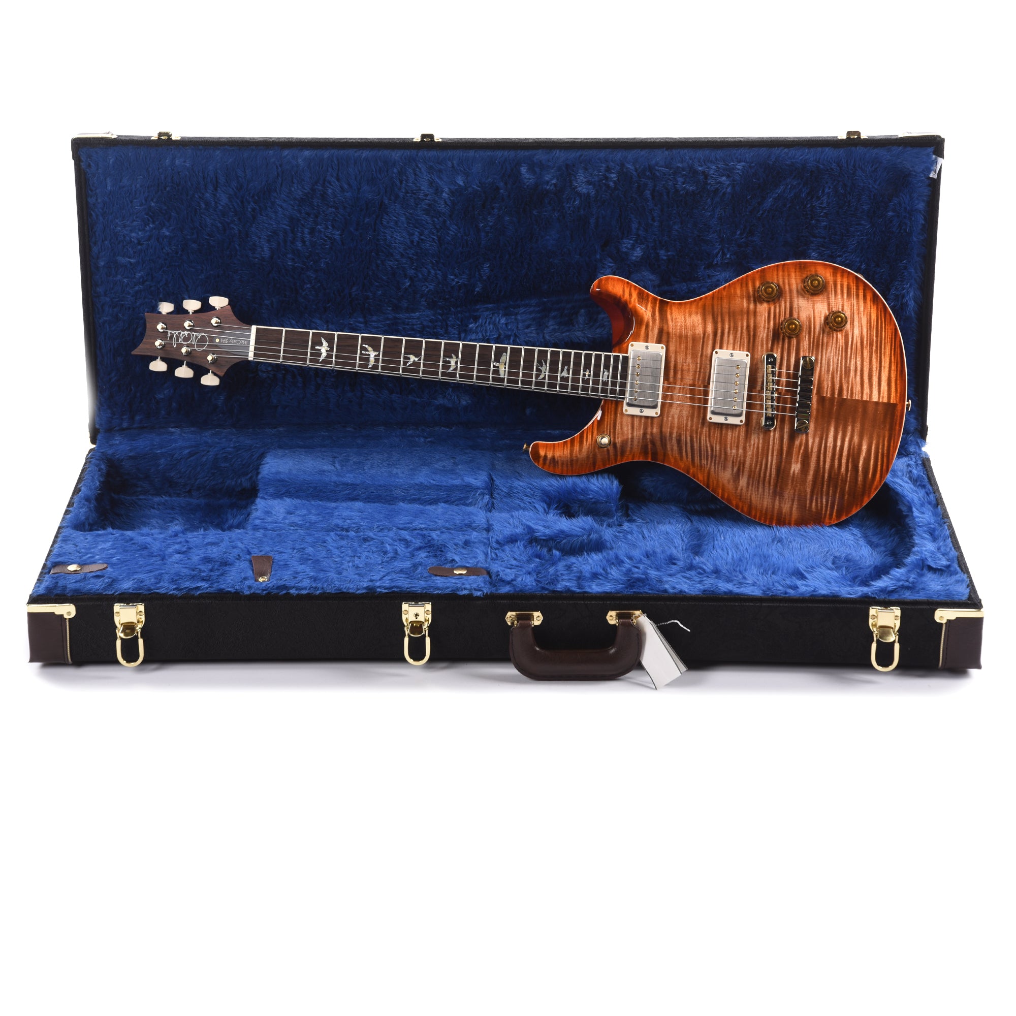 PRS Wood Library McCarty 594 10-Top Flame Autumn Sky w/Figured Stained Maple Neck & Brazilian Rosewood Fingerboard Electric Guitars / Solid Body