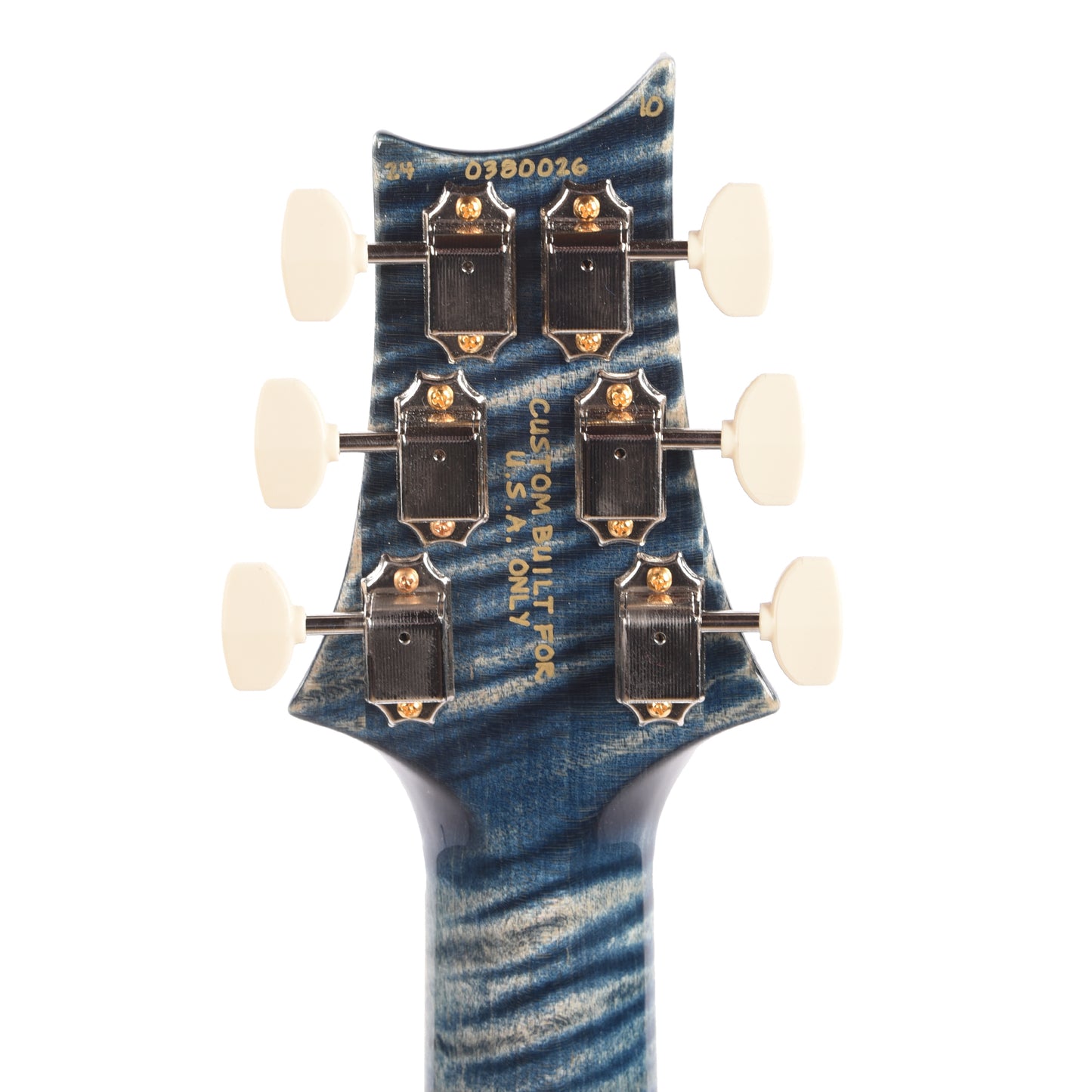PRS Wood Library McCarty 594 10-Top Flame Faded Whale Blue w/Figured Stained Maple Neck & Brazilian Rosewood Fingerboard Electric Guitars / Solid Body