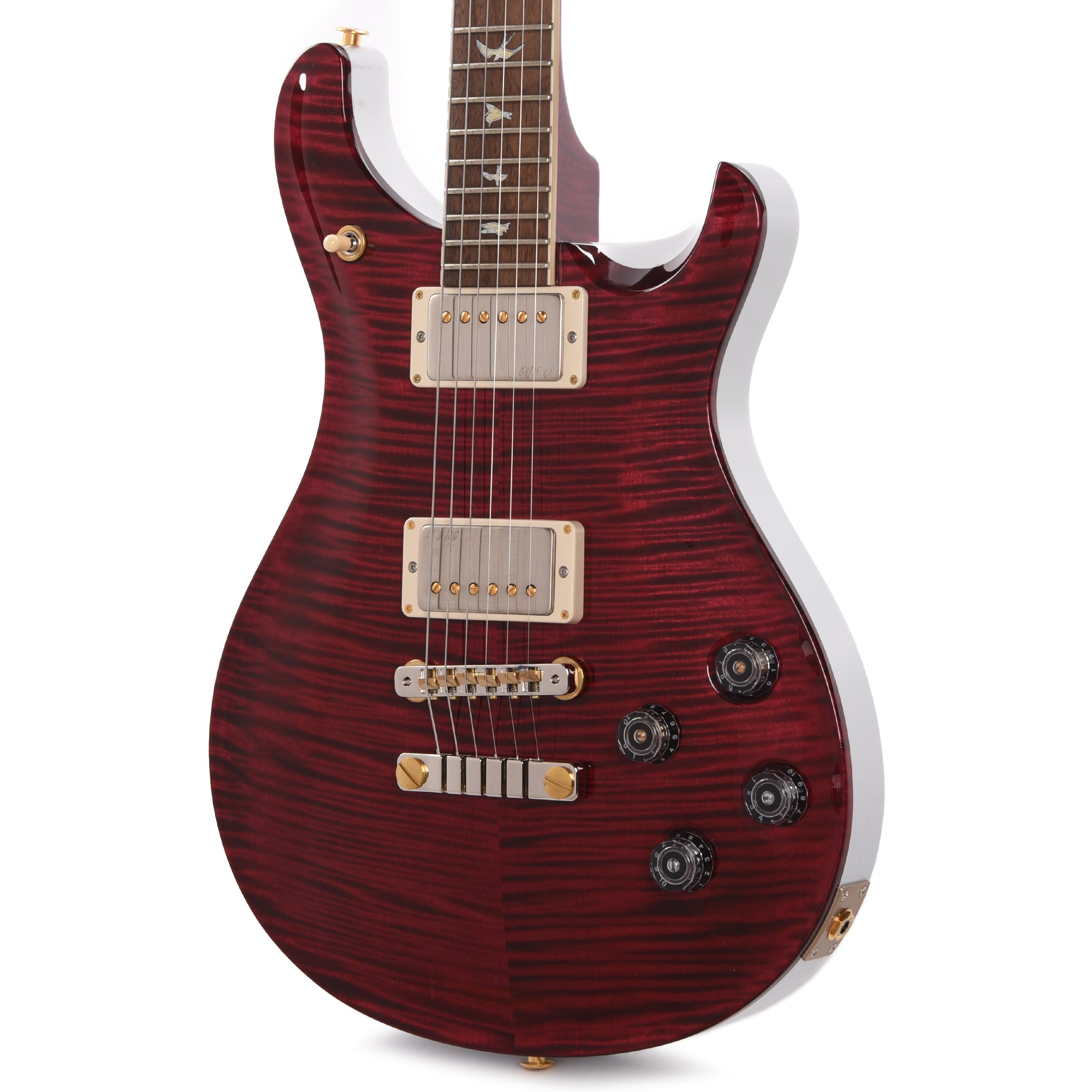PRS Wood Library McCarty 594 10-Top Flame Red Tiger w/Figured Stained Maple Neck & Brazilian Rosewood Fingerboard Electric Guitars / Solid Body