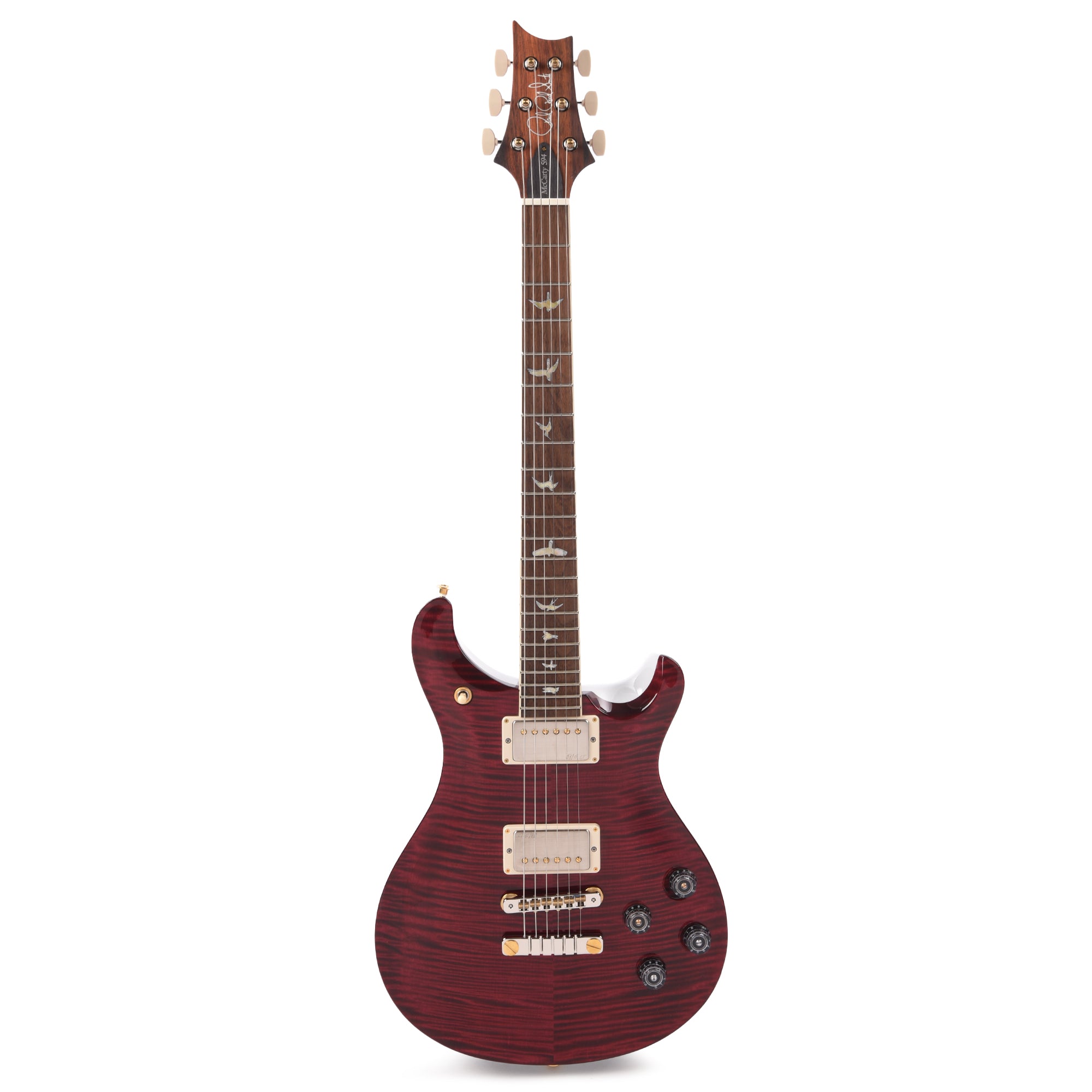 PRS Wood Library McCarty 594 10-Top Flame Red Tiger w/Figured Stained Maple Neck & Brazilian Rosewood Fingerboard Electric Guitars / Solid Body