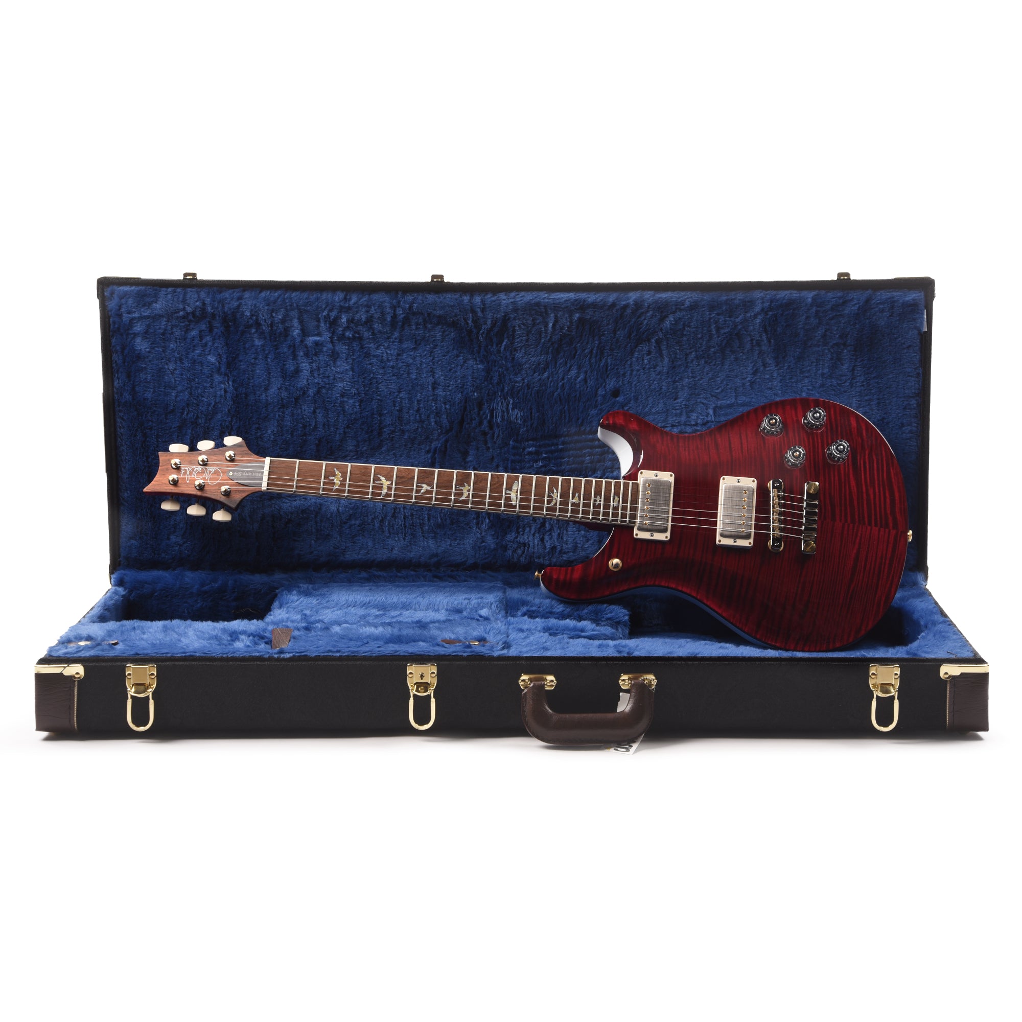 PRS Wood Library McCarty 594 10-Top Flame Red Tiger w/Figured Stained Maple Neck & Brazilian Rosewood Fingerboard Electric Guitars / Solid Body