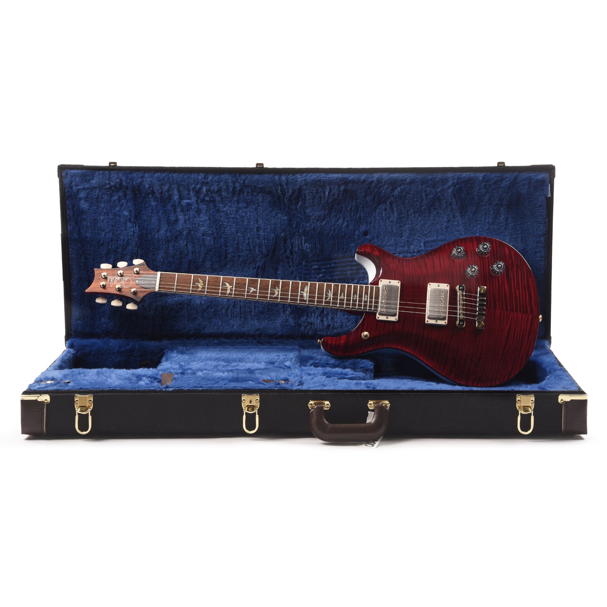 PRS Wood Library McCarty 594 10-Top Flame Red Tiger w/Figured Stained Maple Neck & Brazilian Rosewood Fingerboard Electric Guitars / Solid Body