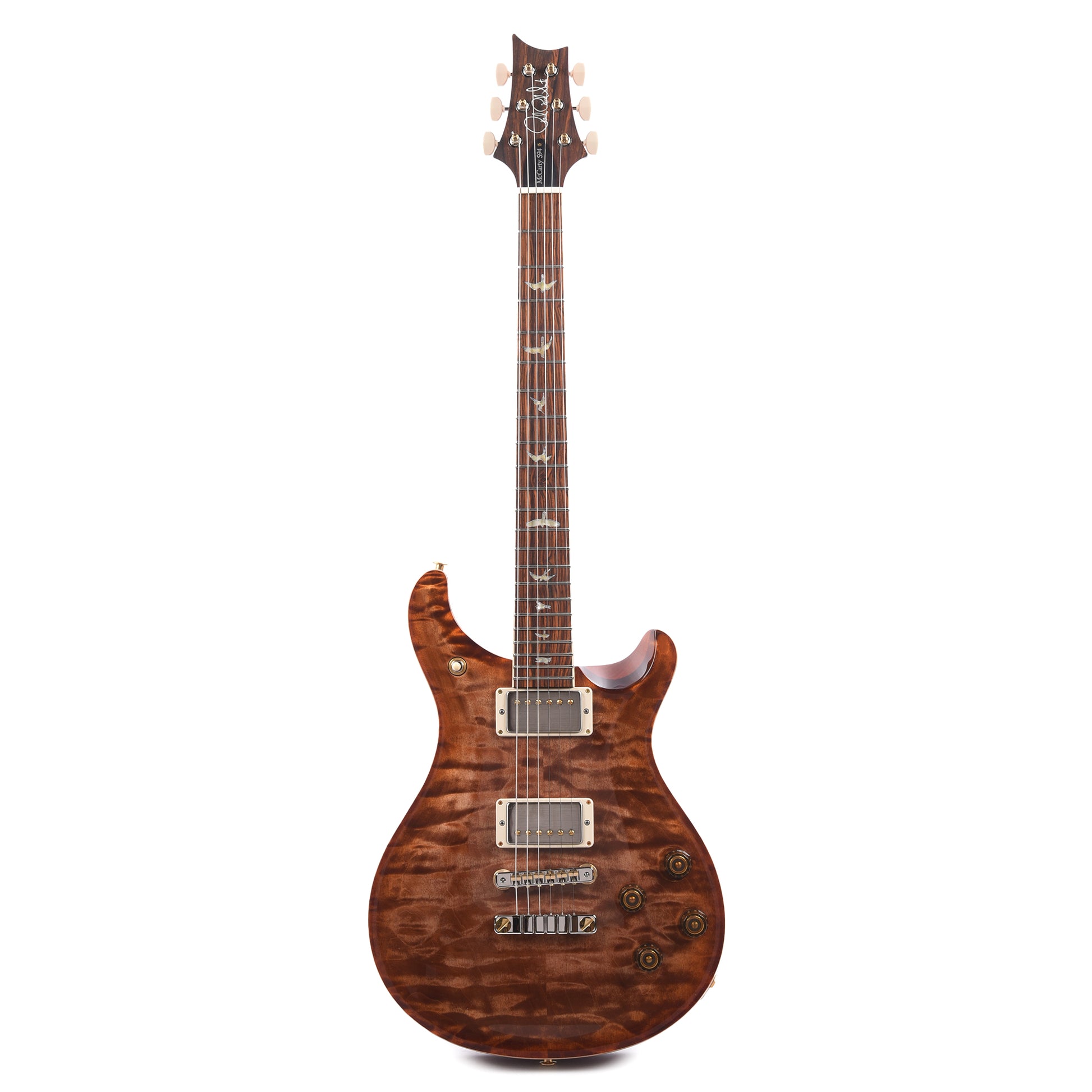 PRS Wood Library McCarty 594 10-Top Quilt Autumn Sky w/Figured Stained Maple Neck & Cocobolo Fingerboard Electric Guitars / Solid Body