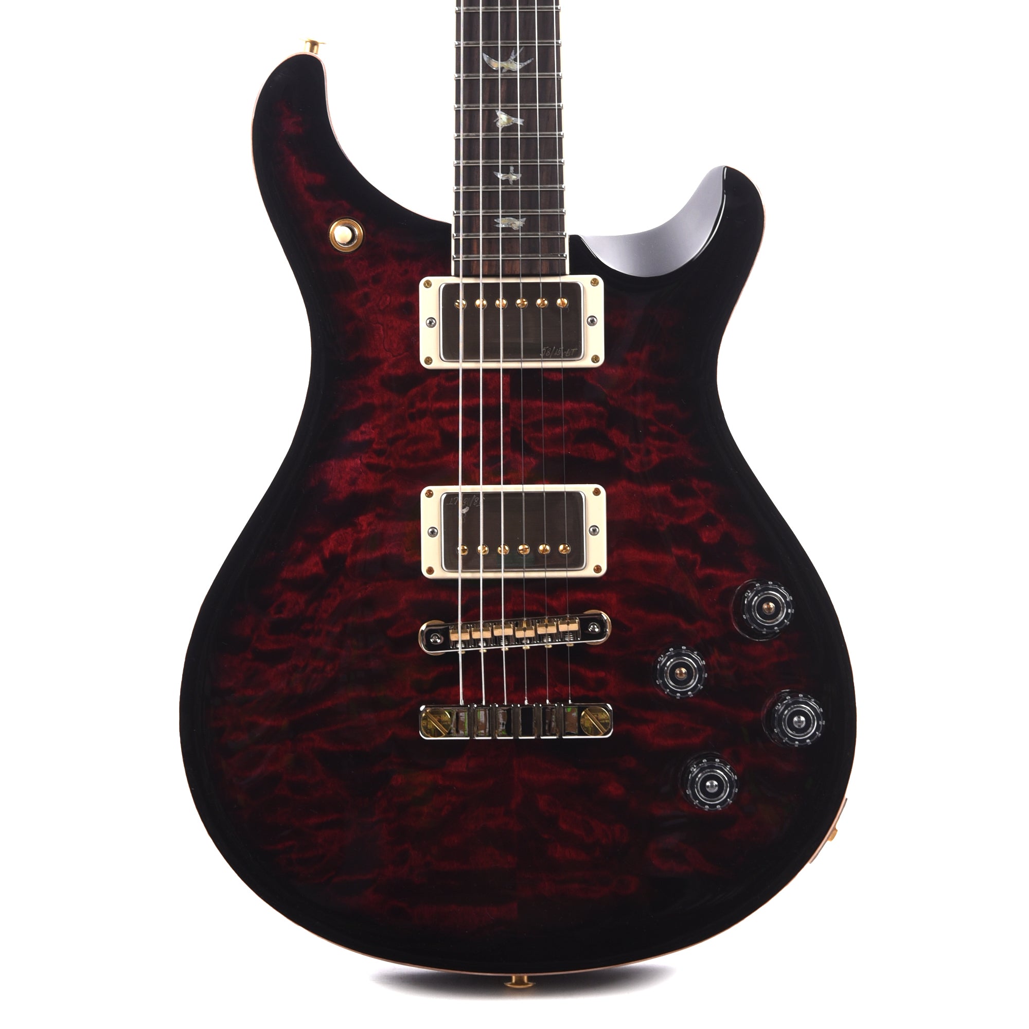 PRS Wood Library McCarty 594 10-Top Quilt Red Tiger w/Figured Stained Maple Neck & Cocobolo Fingerboard Electric Guitars / Solid Body