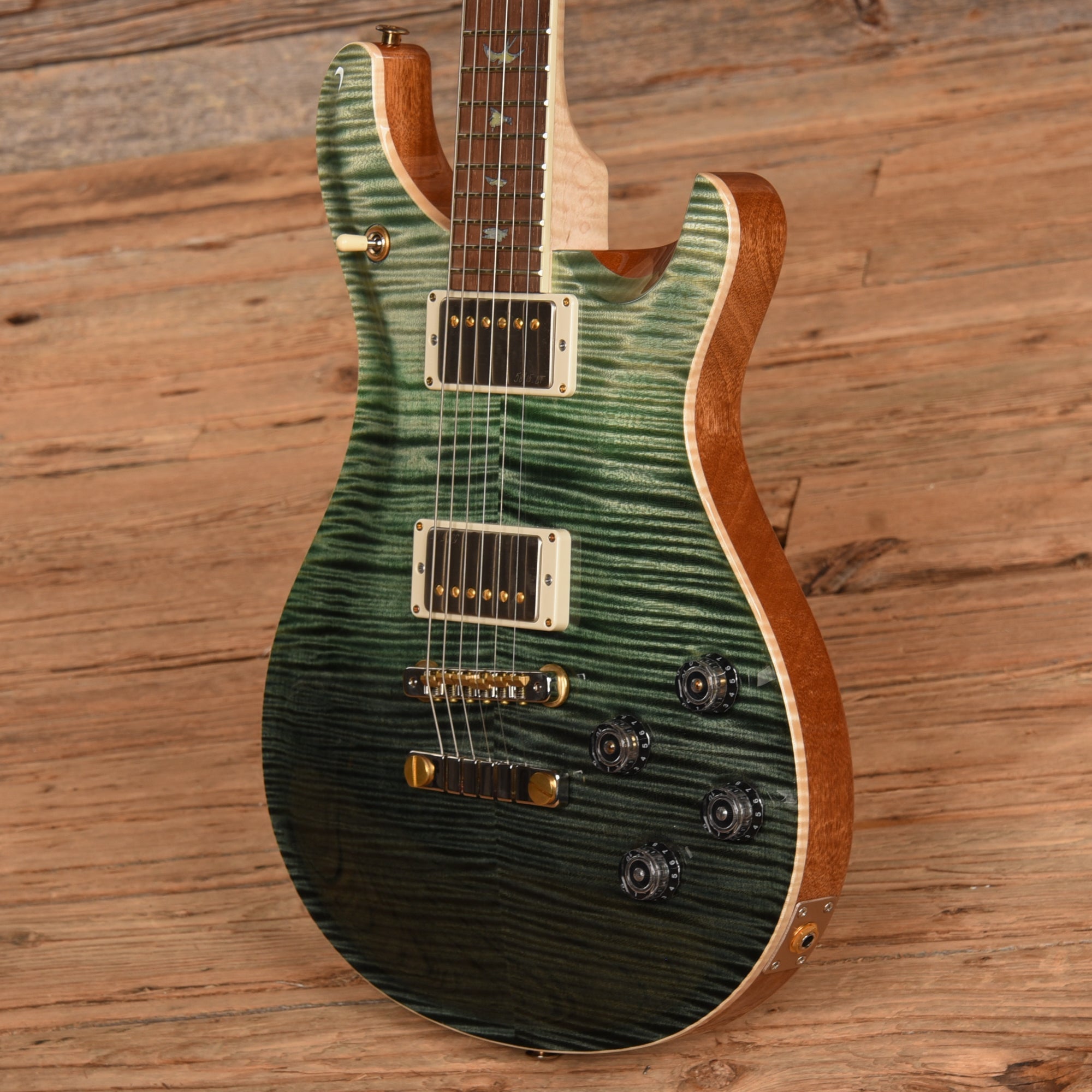 PRS Wood Library McCarty 594 10-Top w/ Brazilian RW Fretboard Tropas Green 2024 Electric Guitars / Solid Body