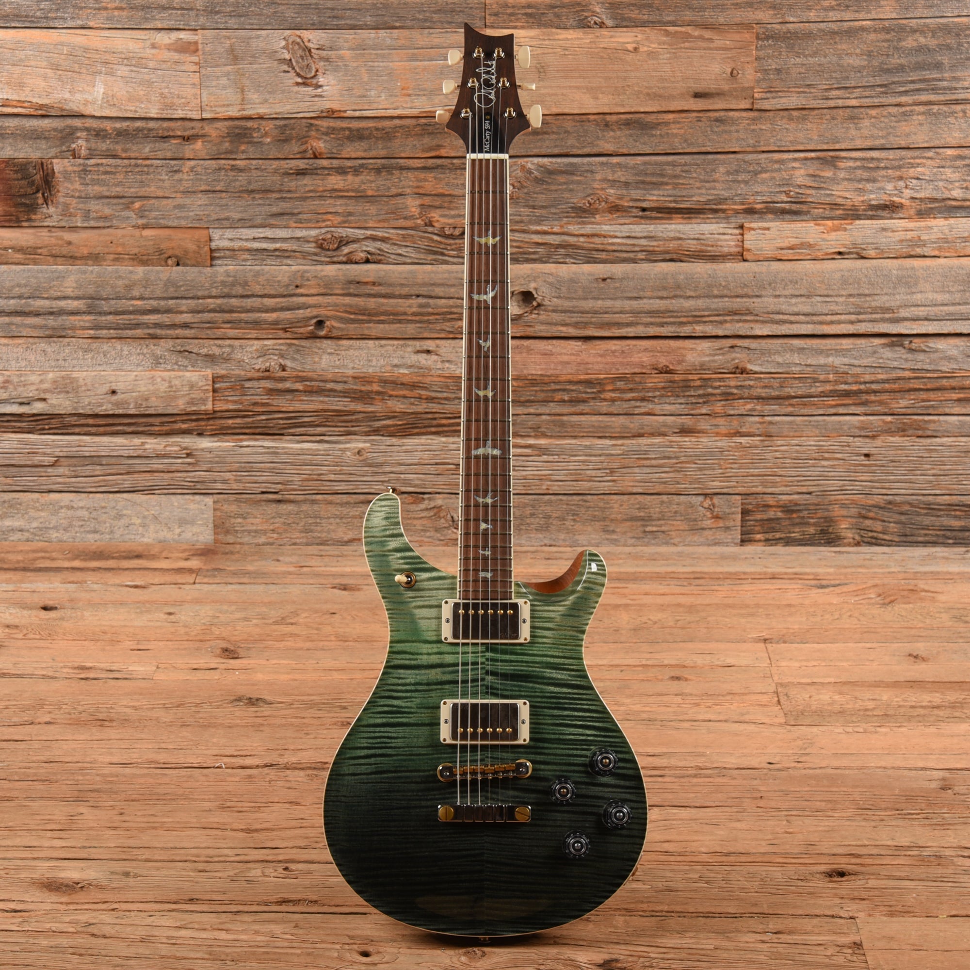 PRS Wood Library McCarty 594 10-Top w/ Brazilian RW Fretboard Tropas Green 2024 Electric Guitars / Solid Body