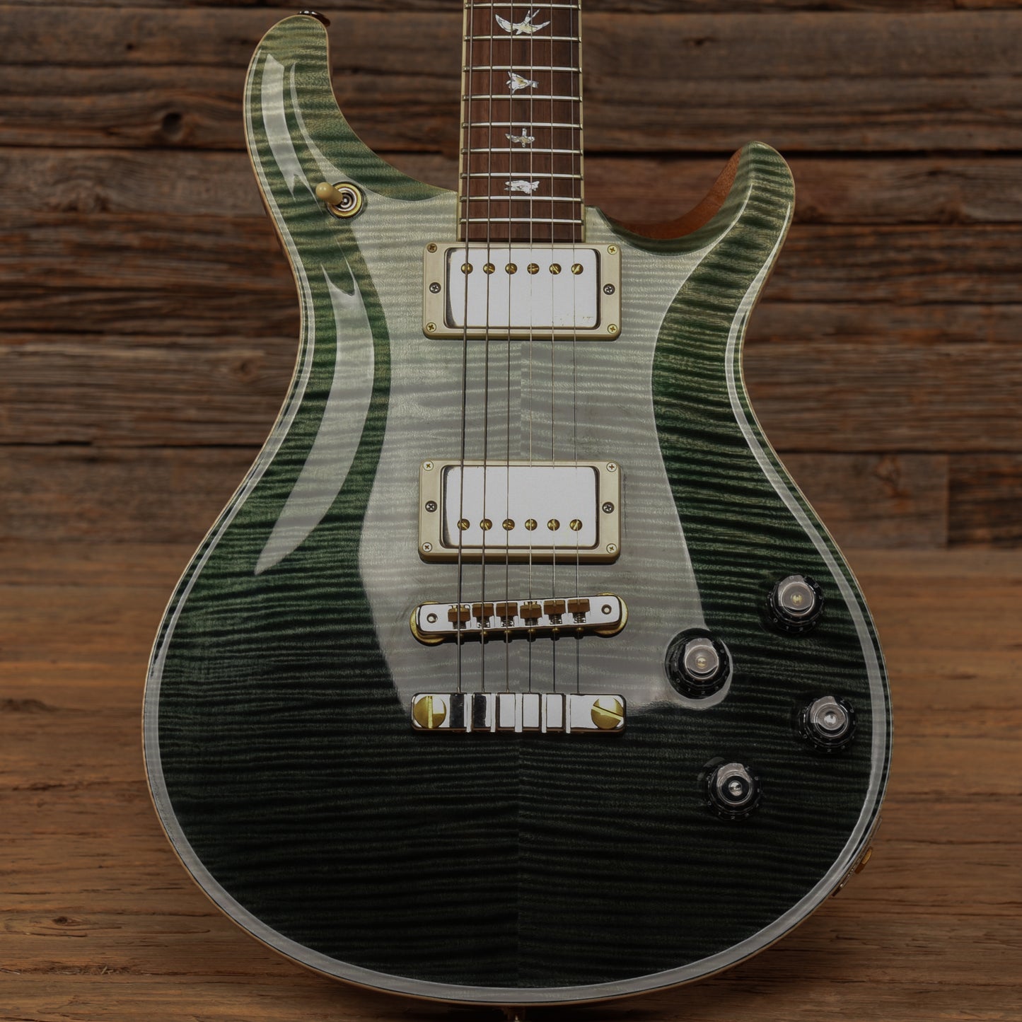 PRS Wood Library McCarty 594 10-Top w/ Brazilian RW Fretboard Tropas Green 2024 Electric Guitars / Solid Body