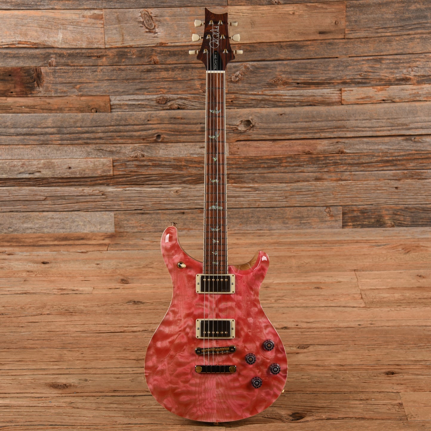 PRS Wood Library McCarty 594 Korina Body / Rosewood Neck Bonnie Pink 2022 Electric Guitars / Solid Body