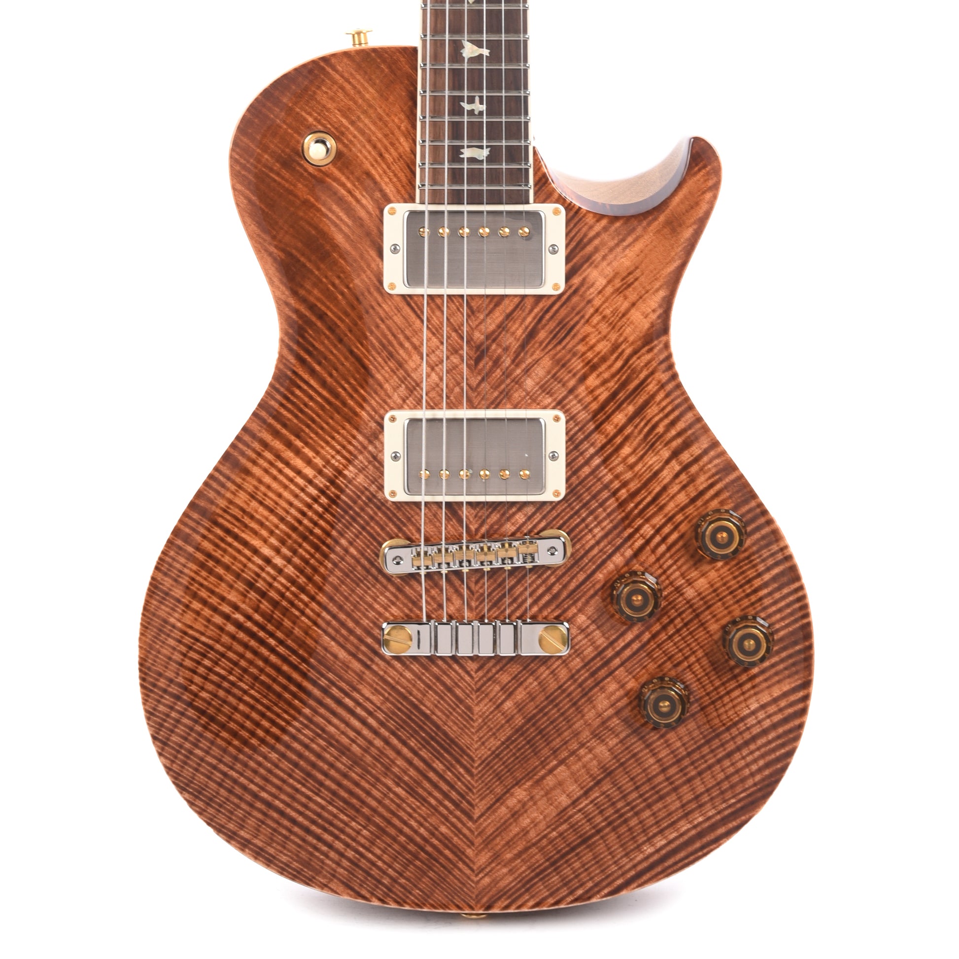 PRS Wood Library McCarty 594 Singlecut 10-Top Flame Copperhead w/Korina Body/Neck & Brazilian Rosewood Fingerboard Electric Guitars / Solid Body