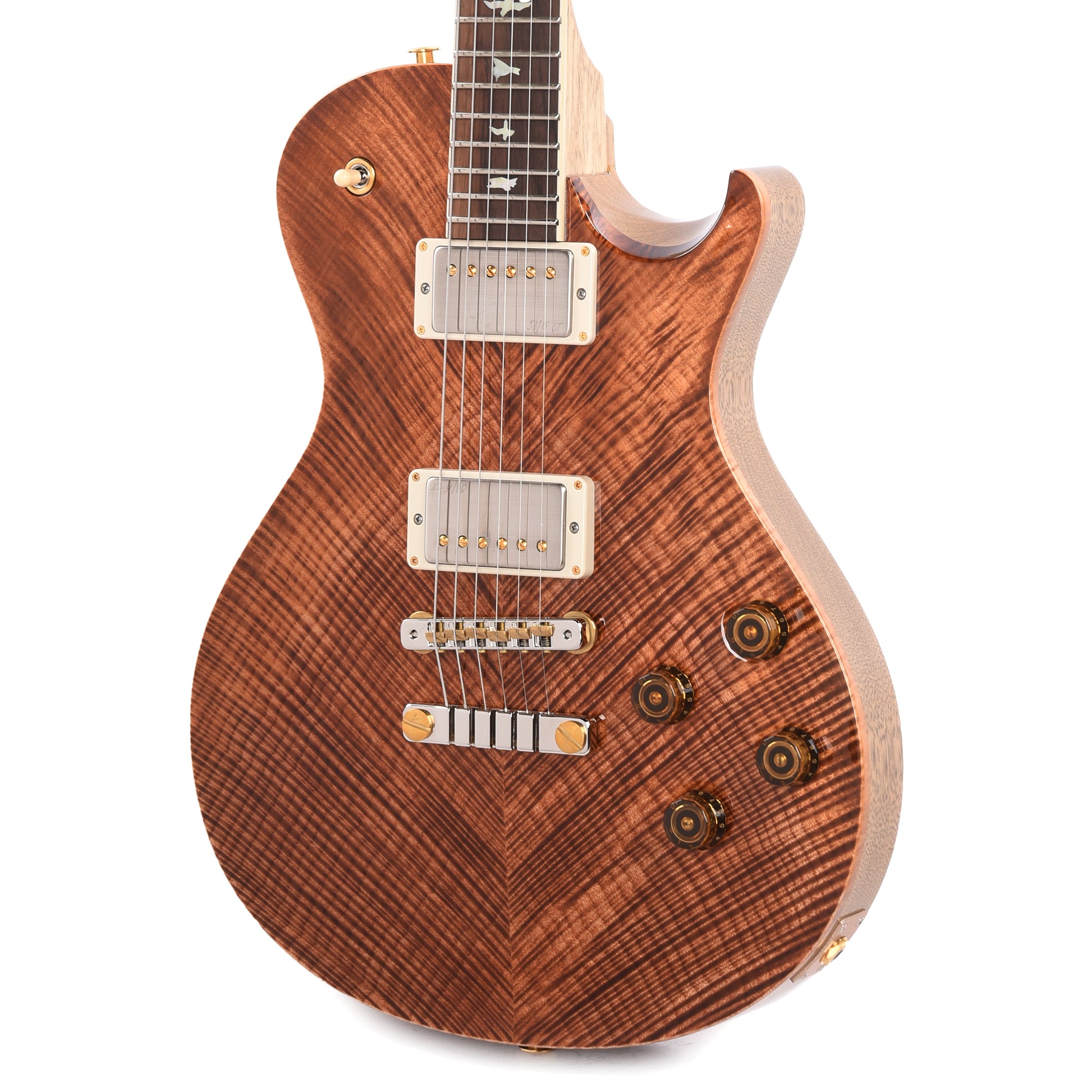 PRS Wood Library McCarty 594 Singlecut 10-Top Flame Copperhead w/Korina Body/Neck & Brazilian Rosewood Fingerboard Electric Guitars / Solid Body