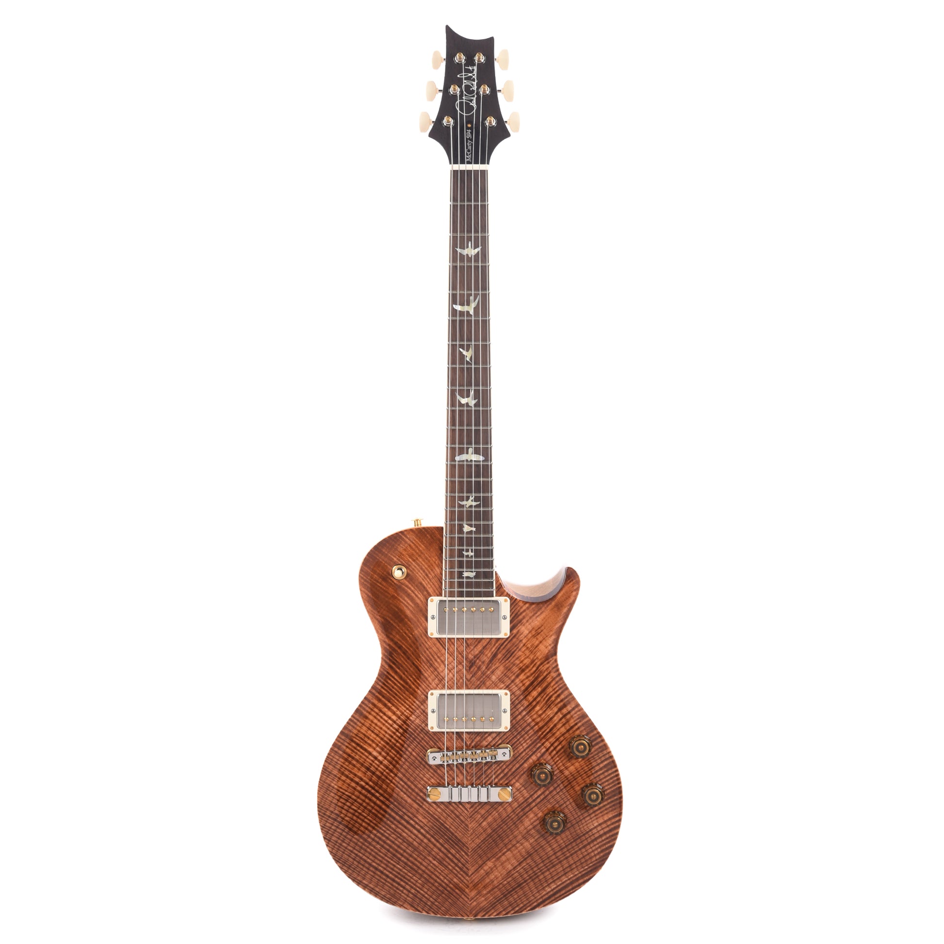 PRS Wood Library McCarty 594 Singlecut 10-Top Flame Copperhead w/Korina Body/Neck & Brazilian Rosewood Fingerboard Electric Guitars / Solid Body