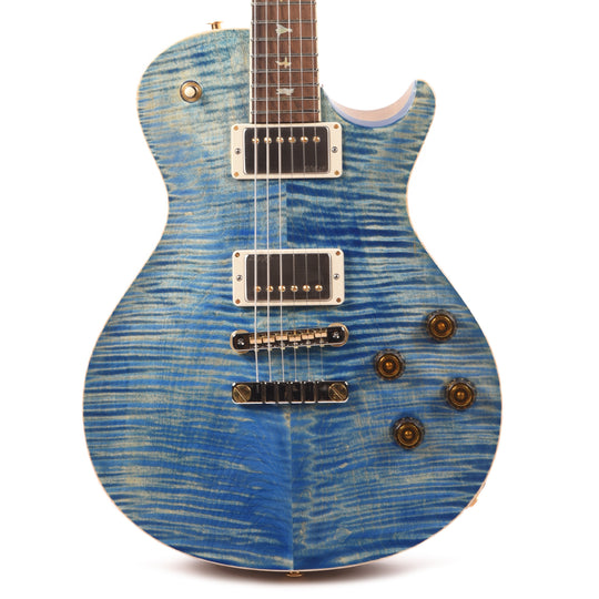 PRS Wood Library McCarty 594 Singlecut 10-Top Flame Faded Blue Jean w/Korina Body/Neck & Brazilian Rosewood Fingerboard Electric Guitars / Solid Body