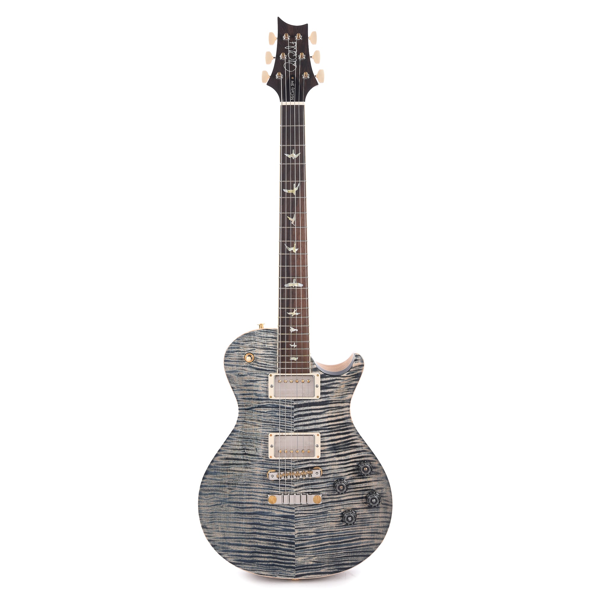 PRS Wood Library McCarty 594 Singlecut 10-Top Flame Faded Whale Blue w/Korina Body/Neck & Brazilian Rosewood Fingerboard Electric Guitars / Solid Body