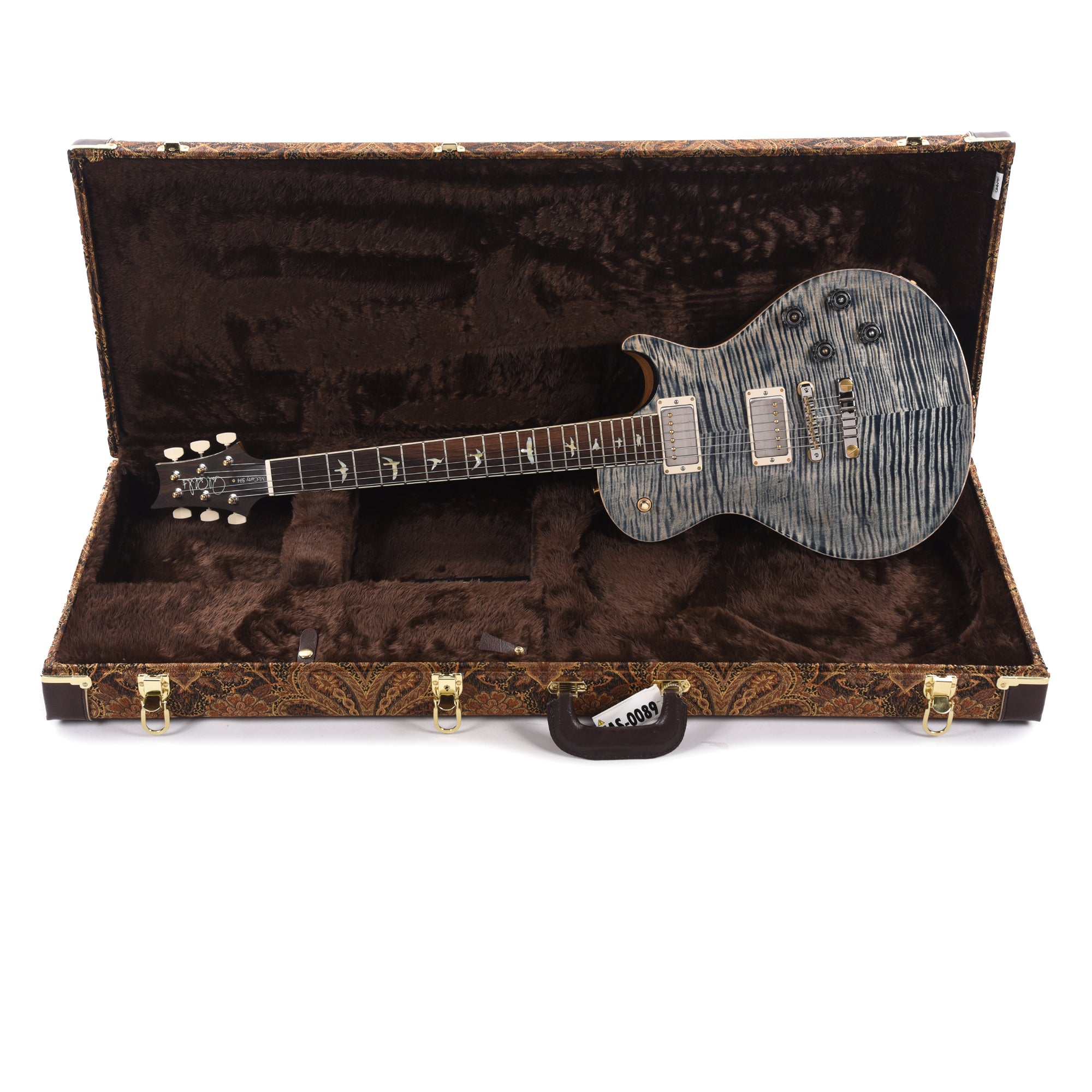PRS Wood Library McCarty 594 Singlecut 10-Top Flame Faded Whale Blue w/Korina Body/Neck & Brazilian Rosewood Fingerboard Electric Guitars / Solid Body