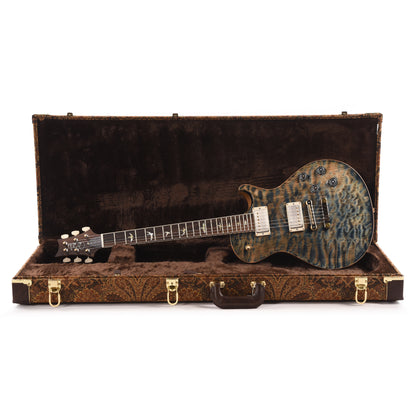 PRS Wood Library McCarty 594 Singlecut 10-Top Quilt Faded Whale Blue w/Korina Body/Neck & Brazilian Rosewood Fingerboard Electric Guitars / Solid Body