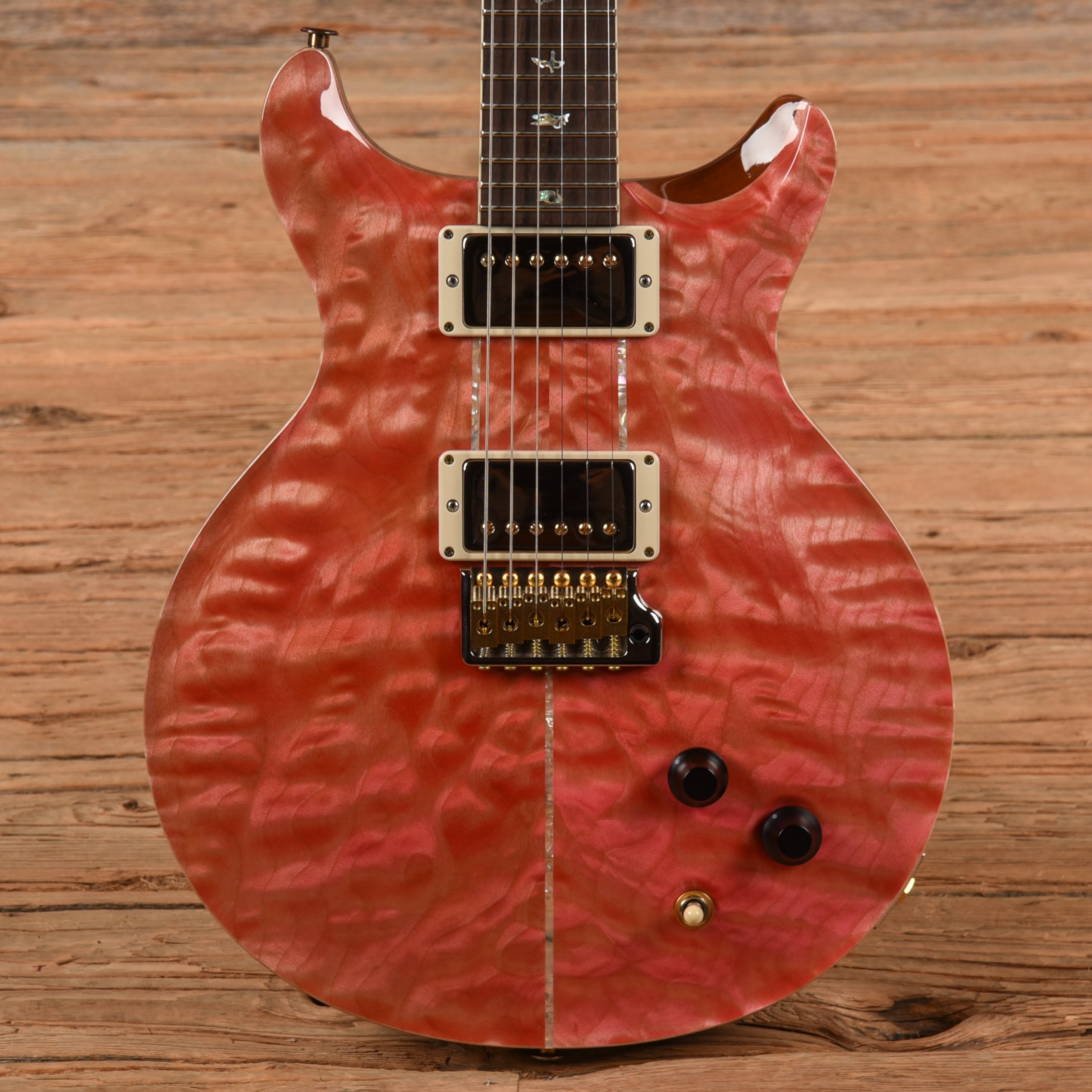 PRS Wood Library Santana Retro 10-Top w/ Brazilian Rosewood Fretboard Bonnie Pink 2023 Electric Guitars / Solid Body