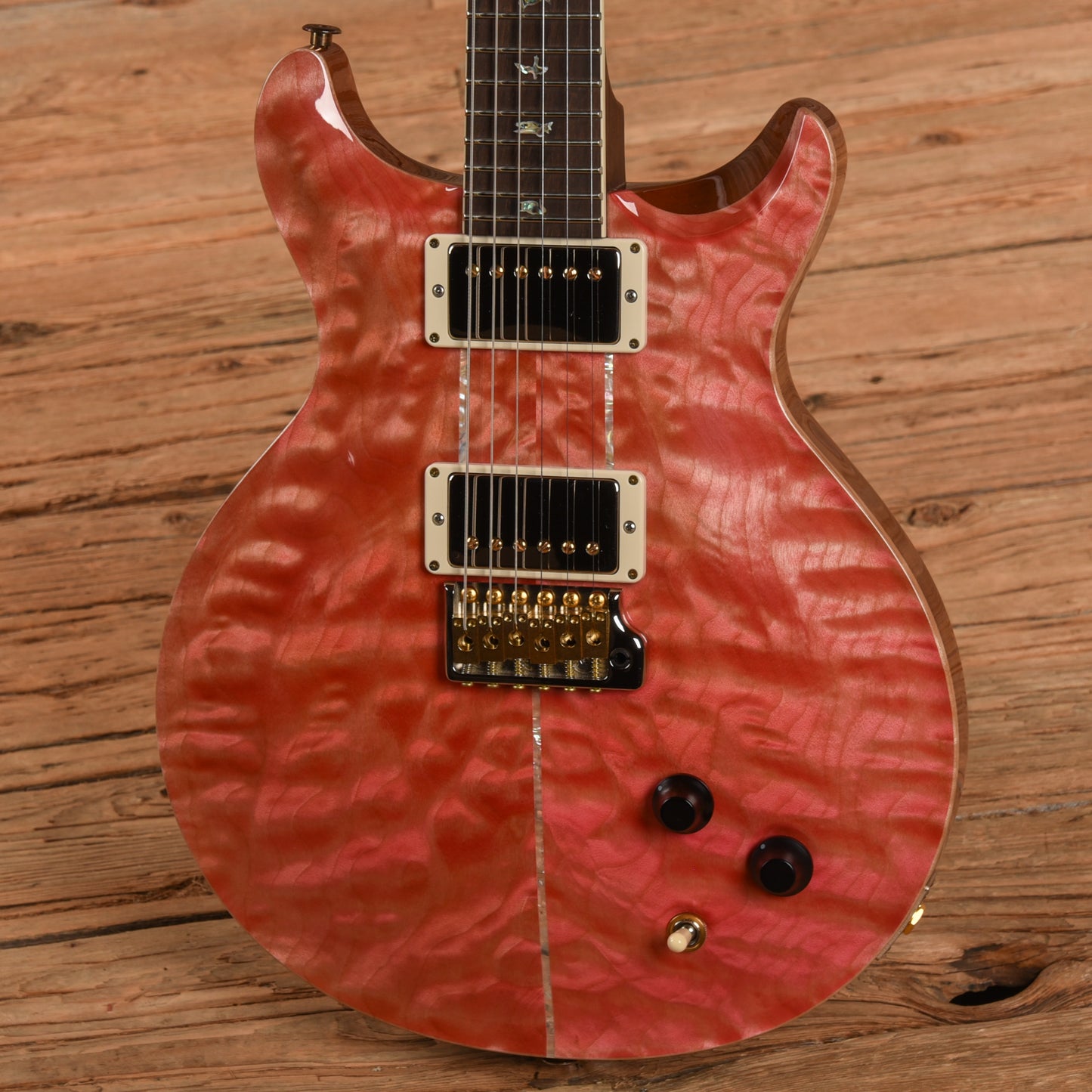PRS Wood Library Santana Retro 10-Top w/ Brazilian Rosewood Fretboard Bonnie Pink 2023 Electric Guitars / Solid Body