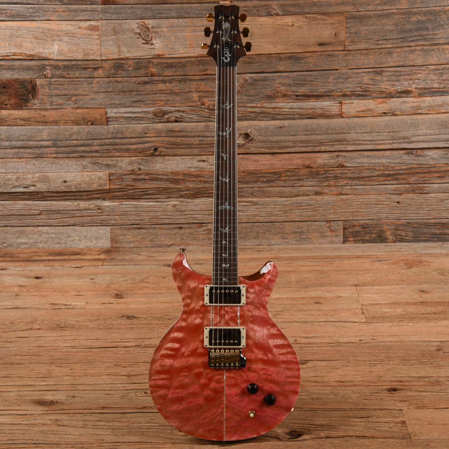 PRS Wood Library Santana Retro 10-Top w/ Brazilian Rosewood Fretboard Bonnie Pink 2023 Electric Guitars / Solid Body