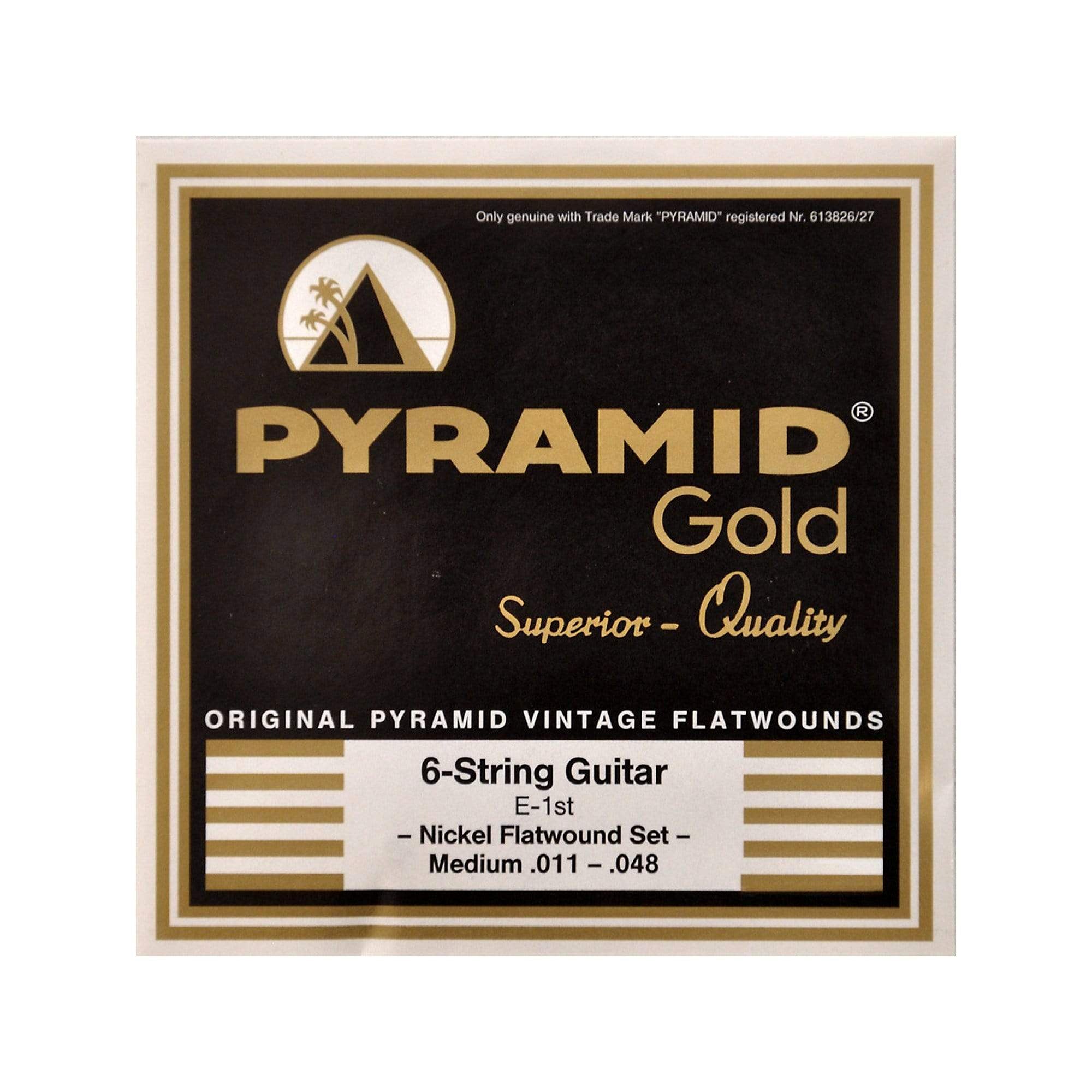 Pyramid Gold Electric Flatwound Med 11-48 Accessories / Strings / Guitar Strings