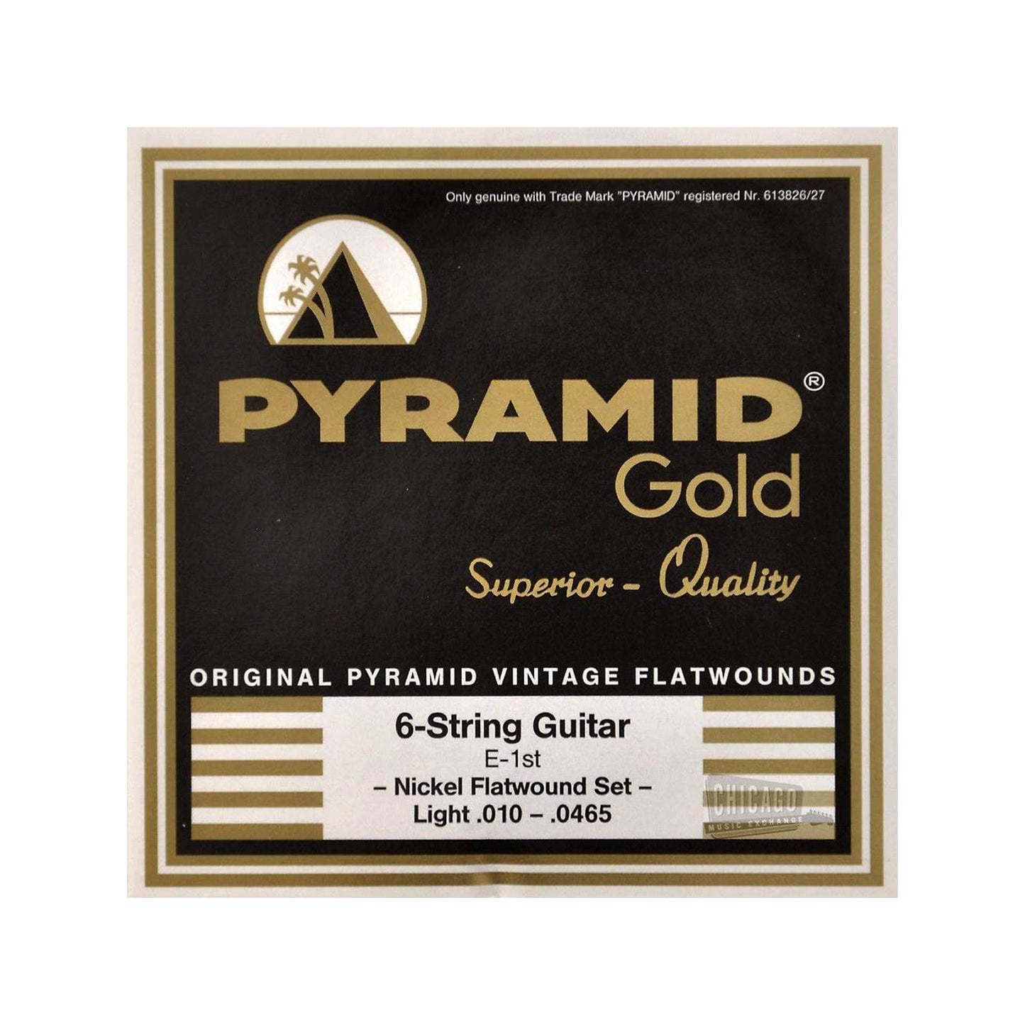 Pyramid Gold Flatwound Light Electric Guitar Strings 10-465 Accessories / Strings / Guitar Strings