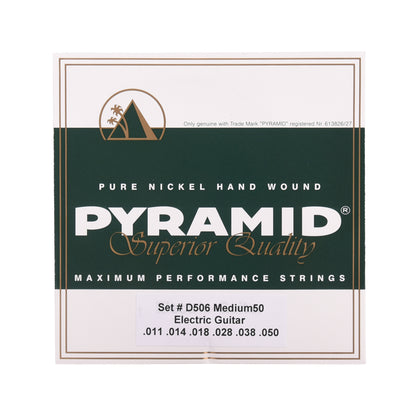 Pyramid Medium/Heavy Round Wound Electric Guitar Strings 11-50 Accessories / Strings / Guitar Strings