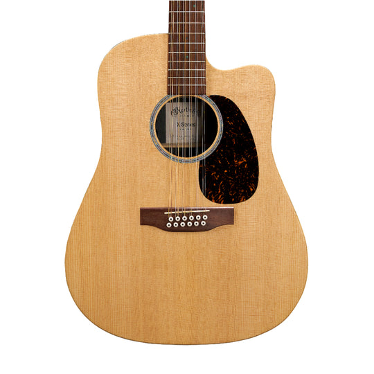Martin DC-X2E 12-String Spruce/Brazilian Rosewood Pattern HPL Natural